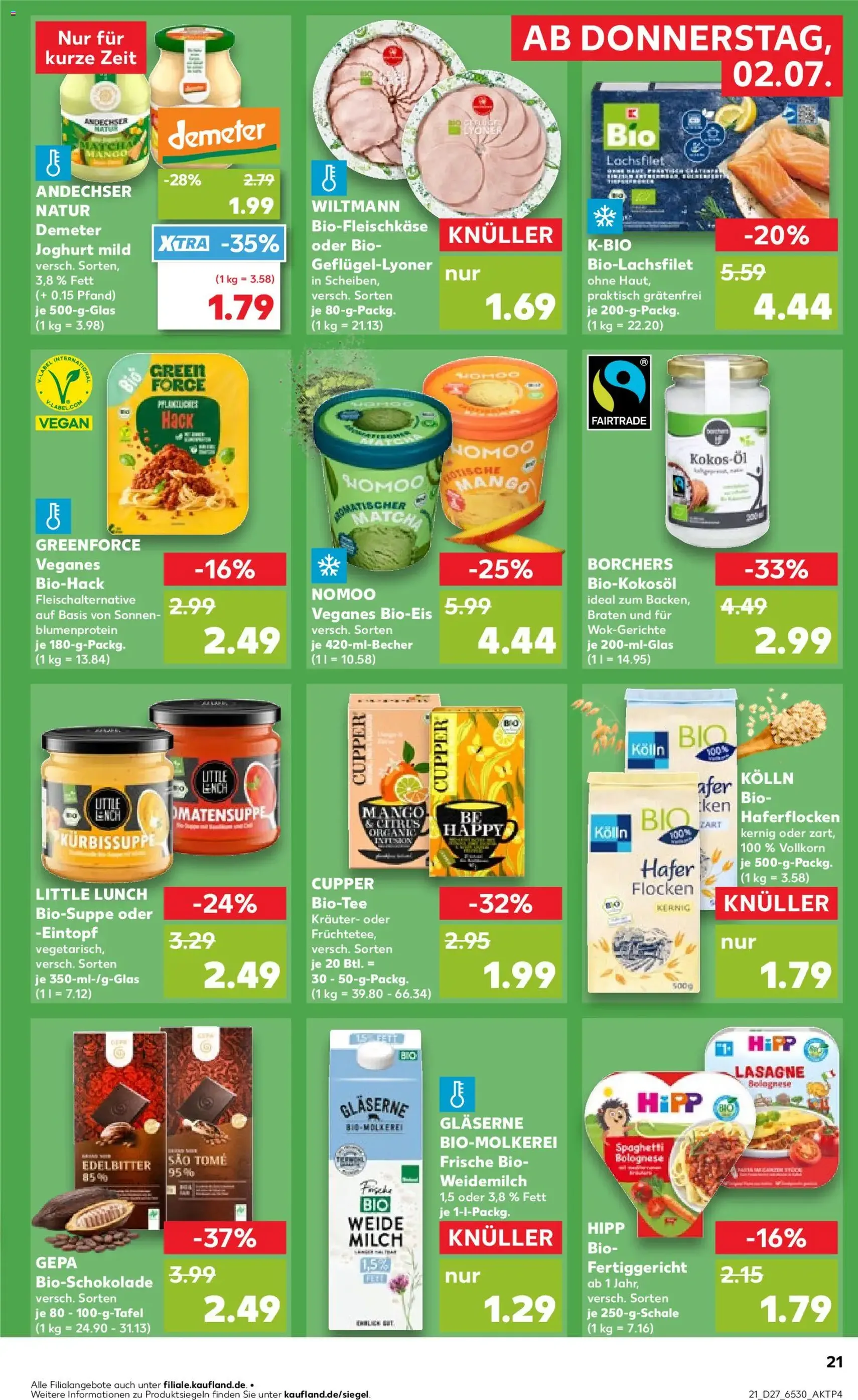 Kaufland Prospekt - Gültiger Prospekt ab 02.07.2026, Seite 21 von insgesamt 64