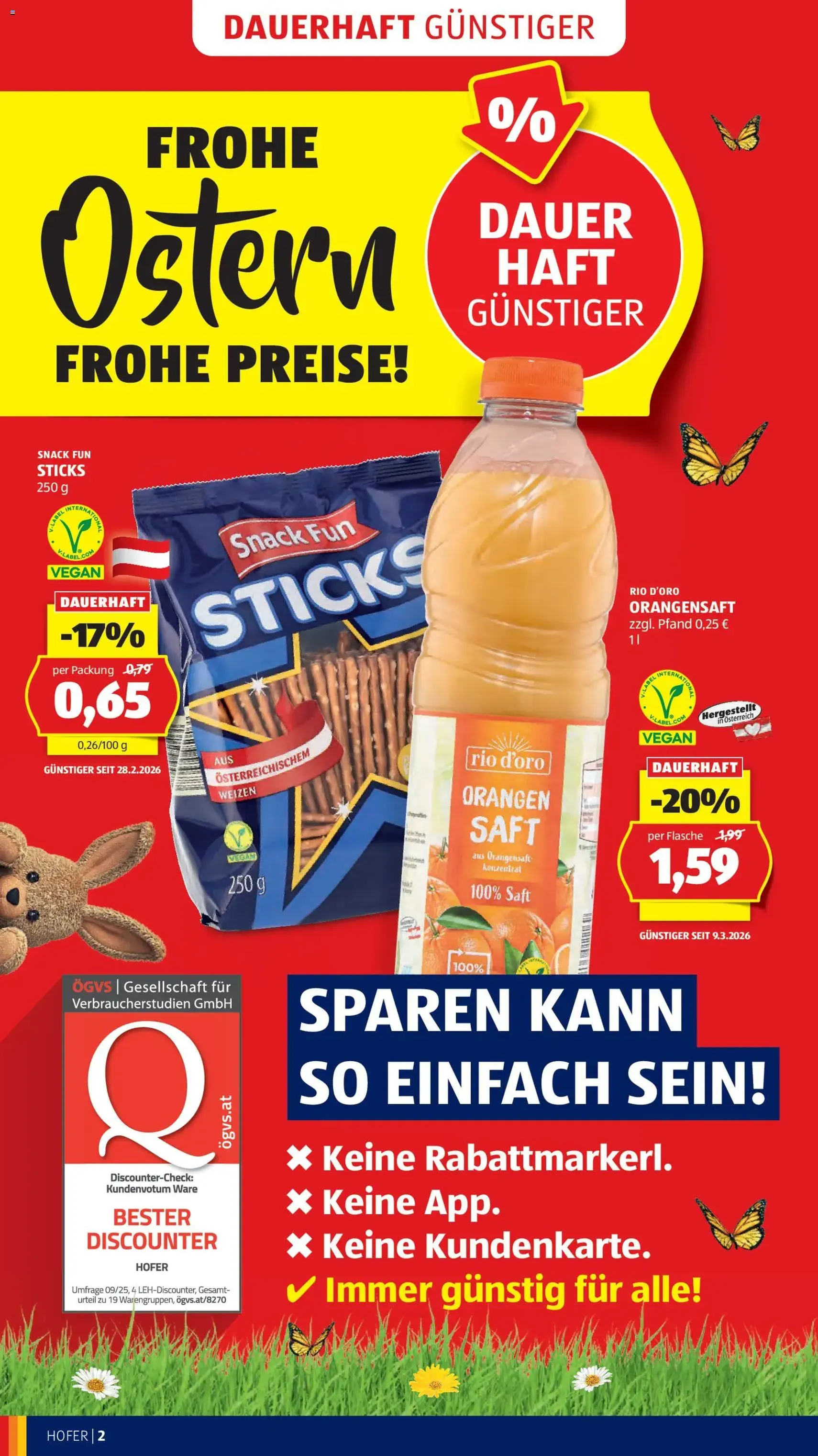 Hofer Flugblatt - Gültiger Prospekt ab 11.03.2026, Seite 4 von insgesamt 48