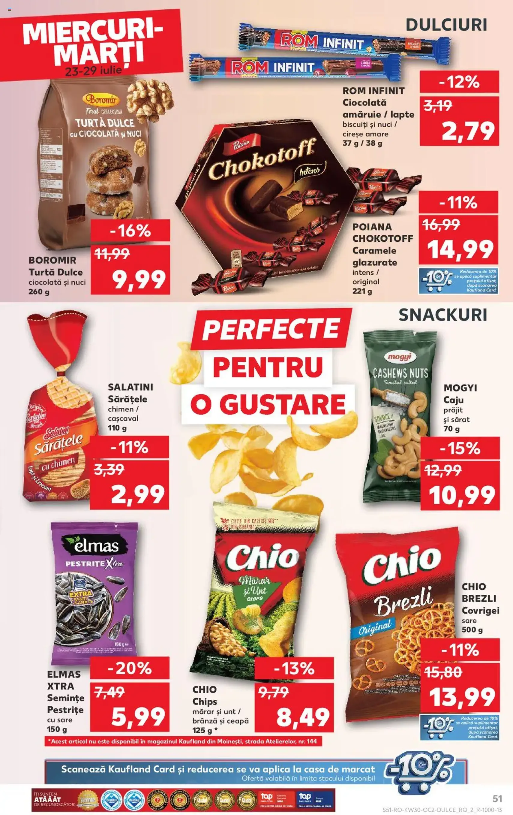 Kaufland RO - București - 2025.07.23. érvényes szórólap 51 oldal 72 oldalból Kaufland RO - București - 2025.07.23. érvényes szórólap 51 oldal 72 oldalból