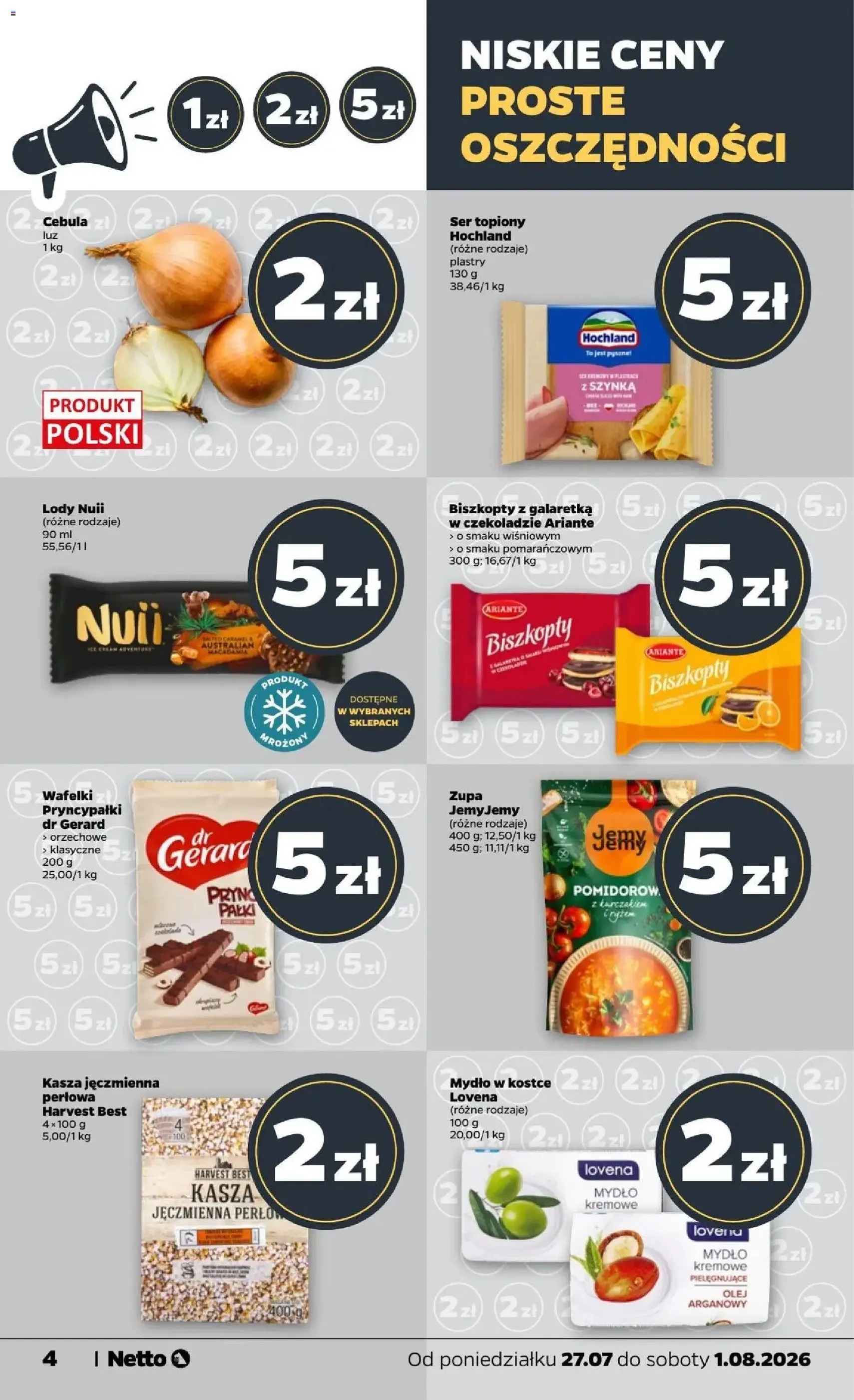 Netto gazetka od poniedziałku - ważny gazetka od 27.07.2026 strona 4 z 33