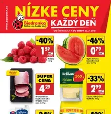 Biedronka leták - náhľad letáku platný od 17.07.2025