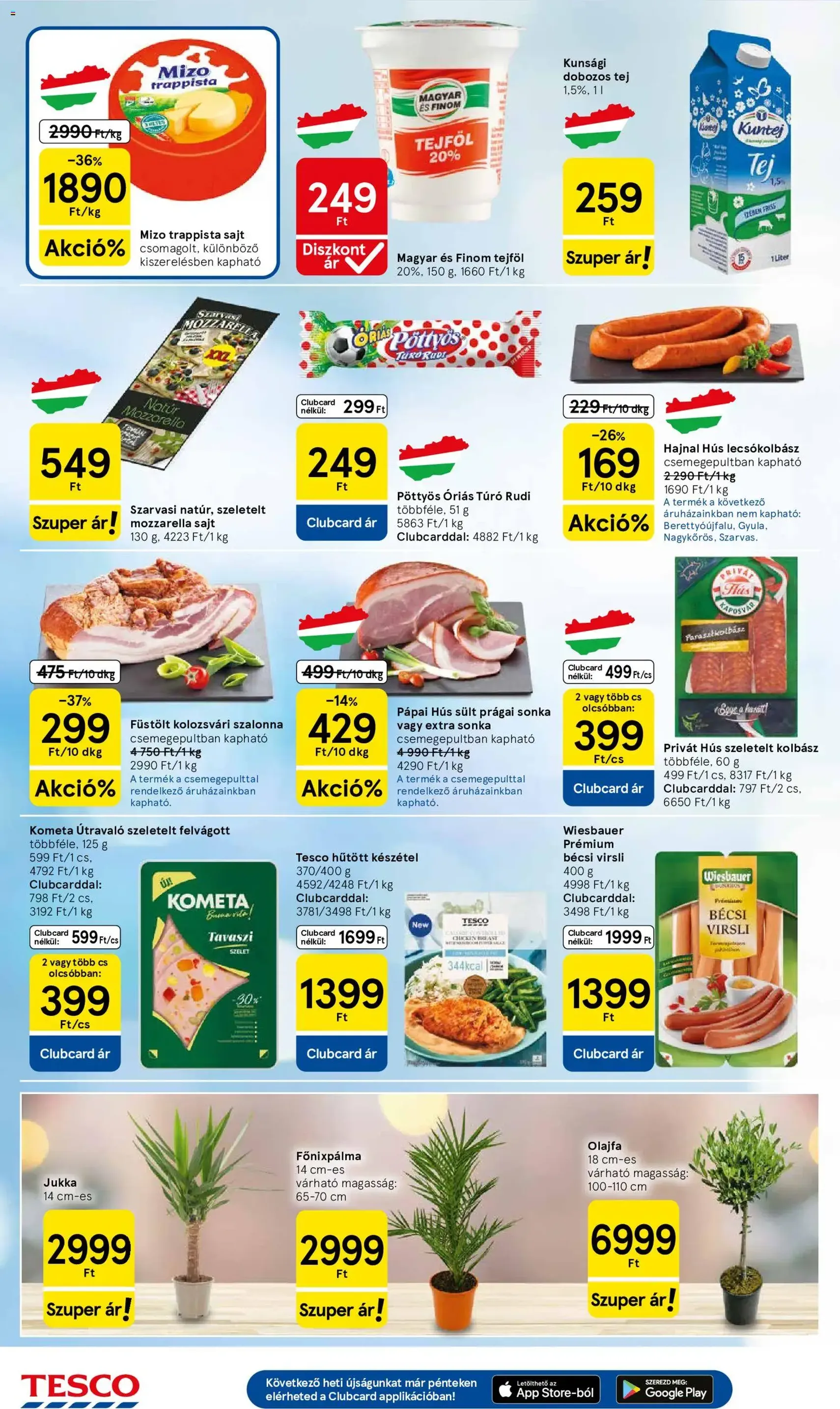Tesco aktuális akciós újság - 2026.07.09. érvényes szórólap 4 oldal 32 oldalból