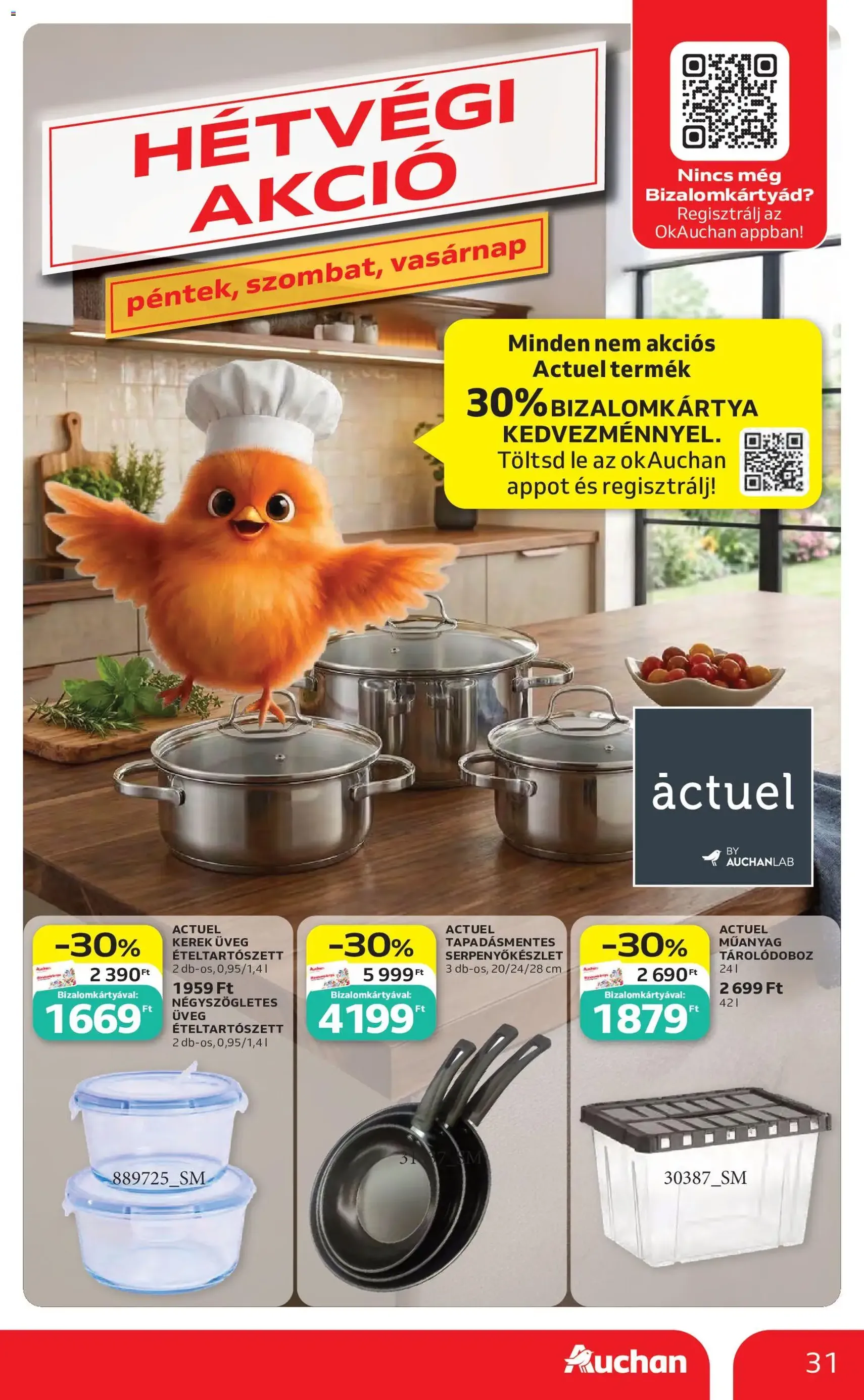 Auchan akciós újság - 2026.07.30. érvényes szórólap 31 oldal 45 oldalból