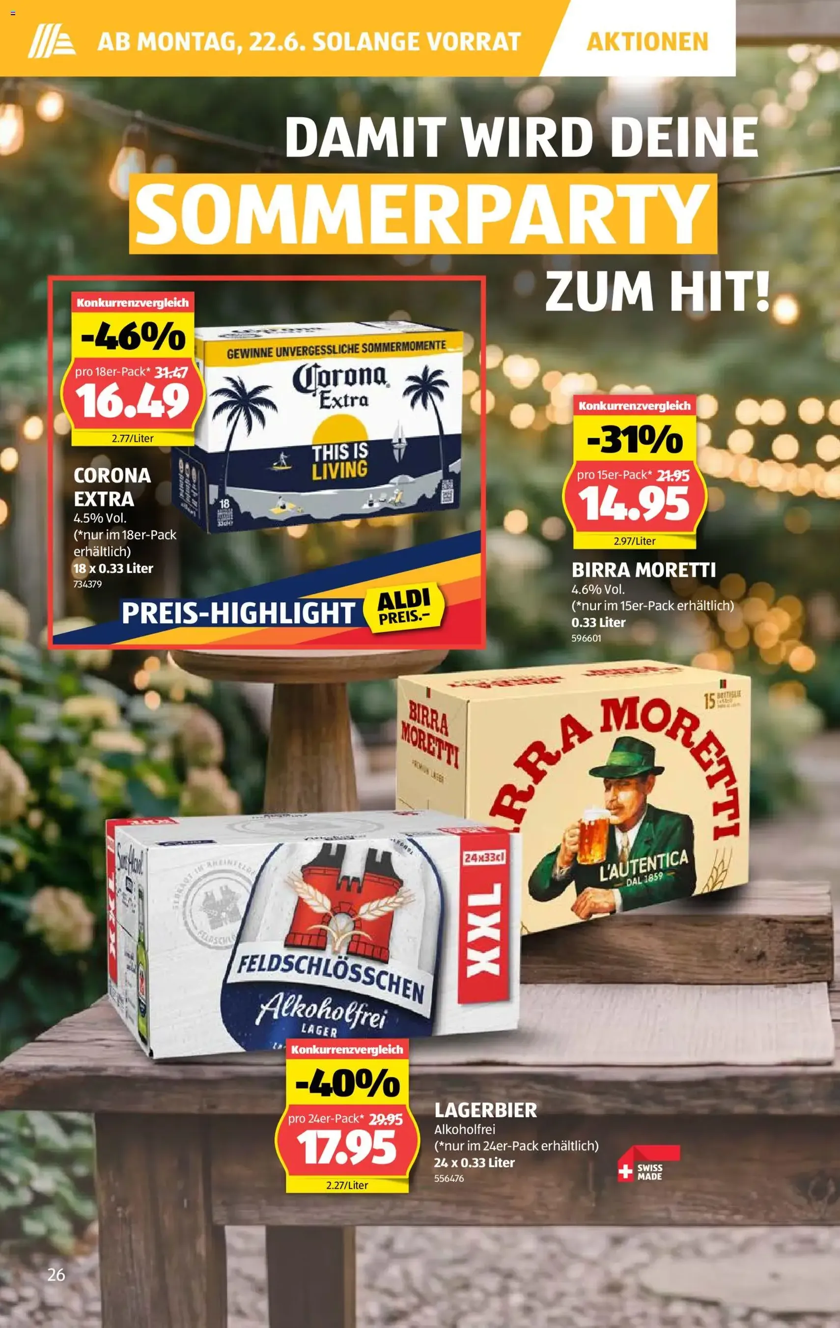 Aldi aktionen - Gültiger Prospekt ab 18.06.2026, Seite 26 von insgesamt 44