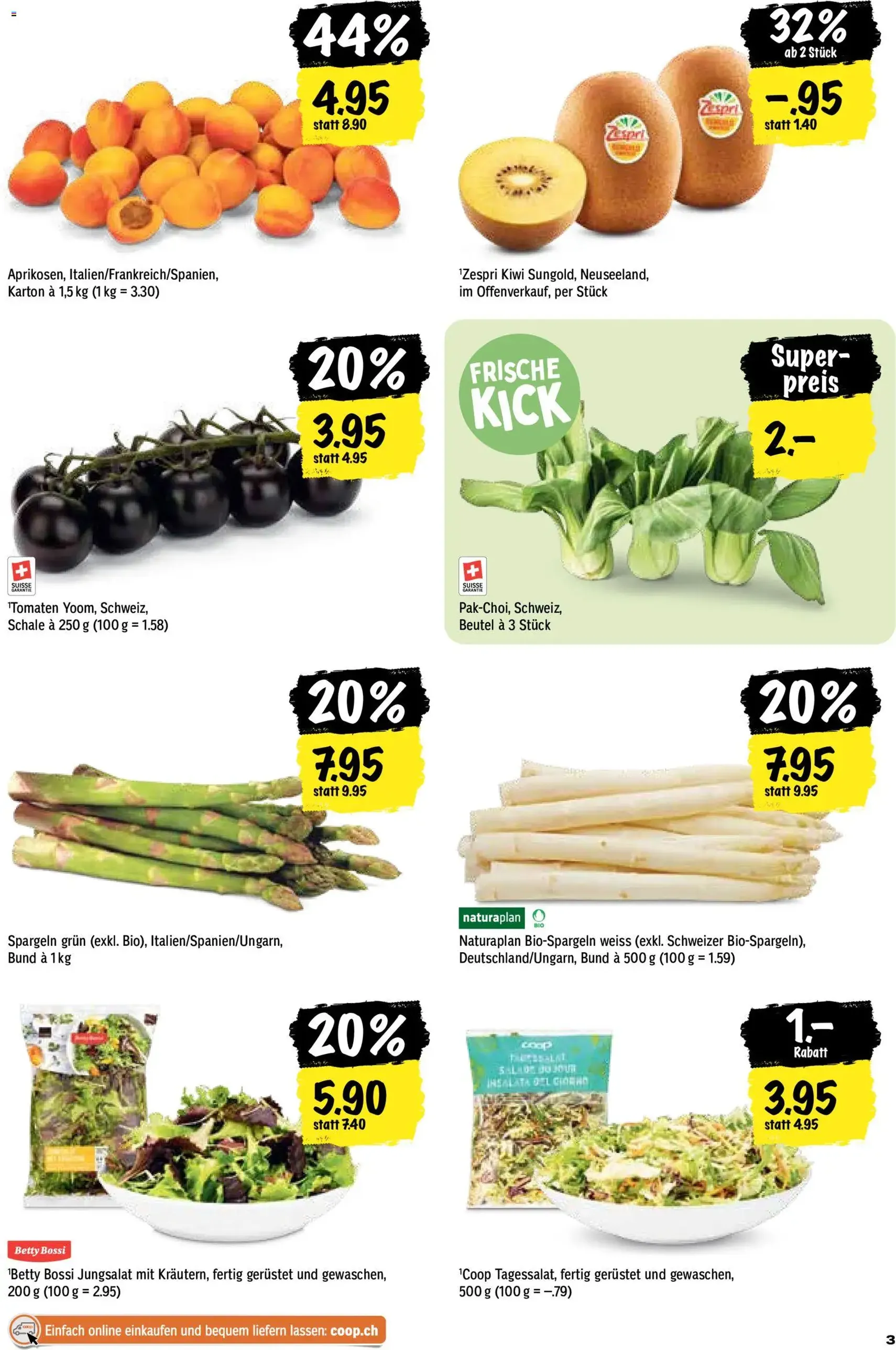 Coop aktionen - Gültiger Prospekt ab 21.05.2026, Seite 3 von insgesamt 28