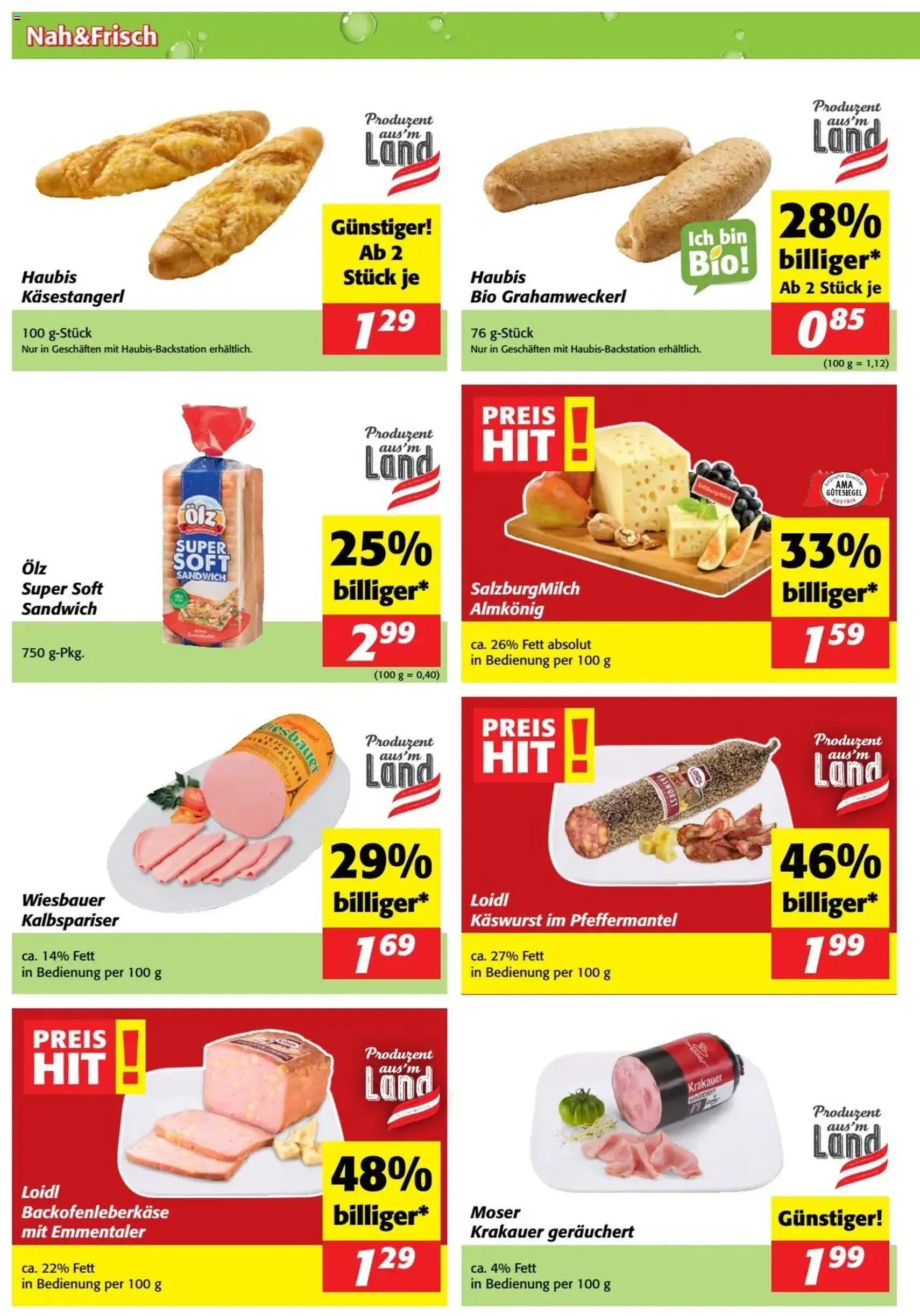 Nah und Frisch Flugblatt - Gültiger Prospekt ab 13.08.2025, Seite 2 von insgesamt 8