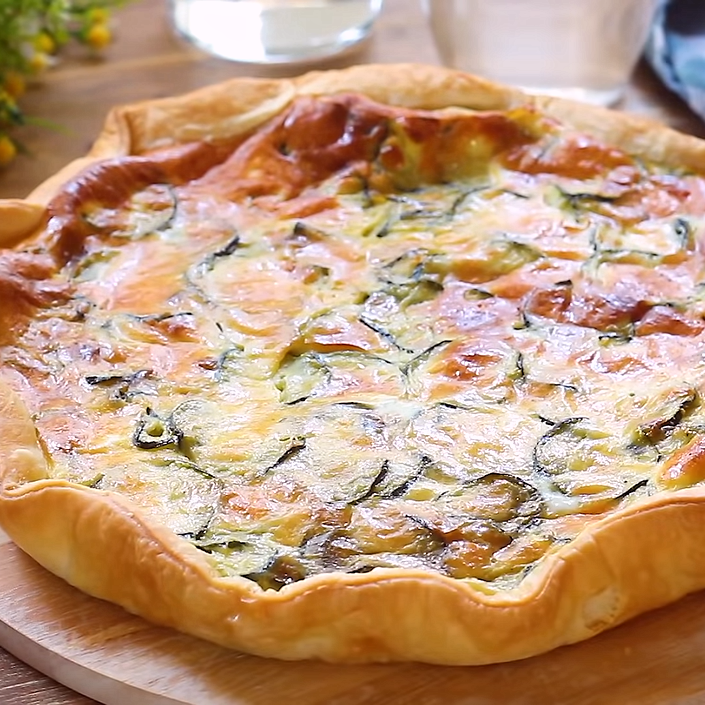 Torta salata di zucchine