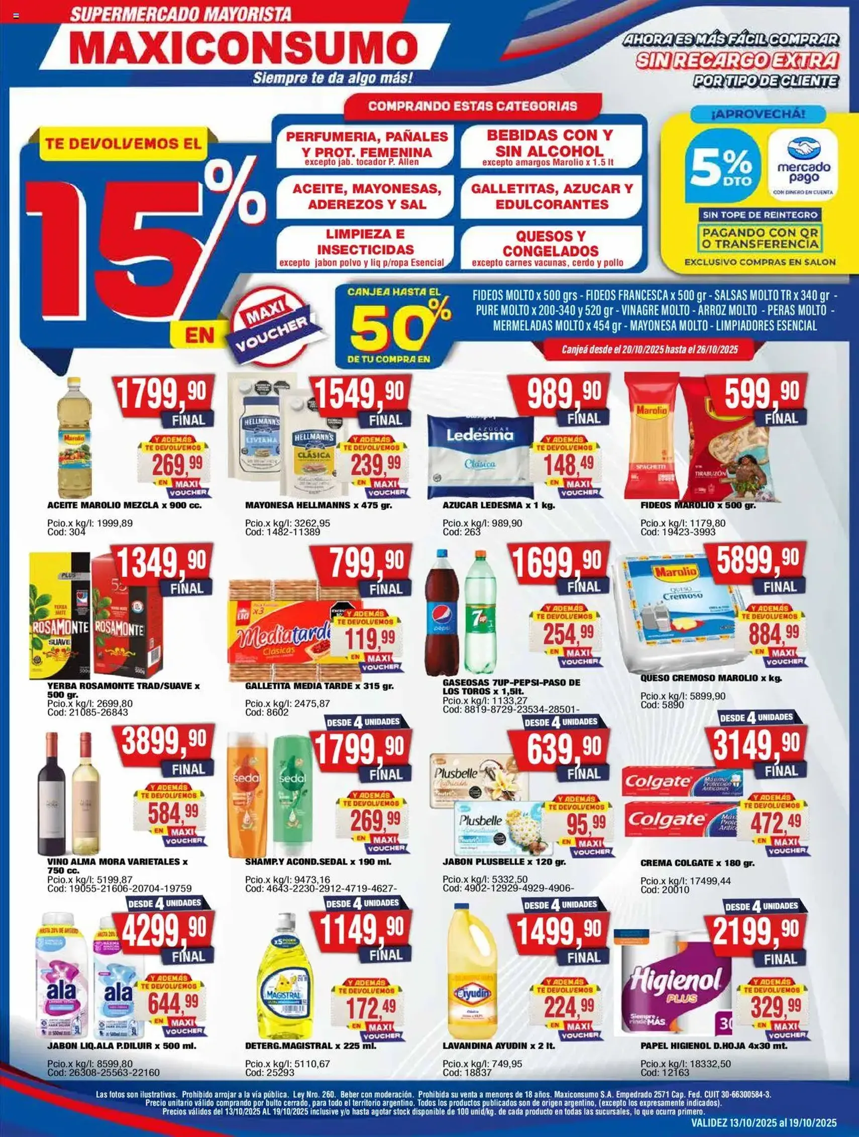 Maxiconsumo ofertas - folleto válido desde 13/10/2025 página 1 de 33