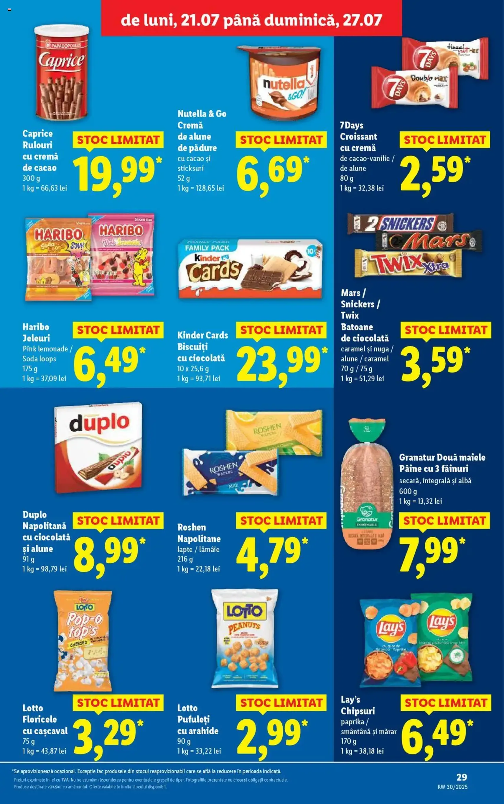 Catalog Lidl - cataloage valabile începând cu 21.07.2025 pagina 29 din 74 Catalog Lidl - cataloage valabile începând cu 21.07.2025 pagina 29 din 74