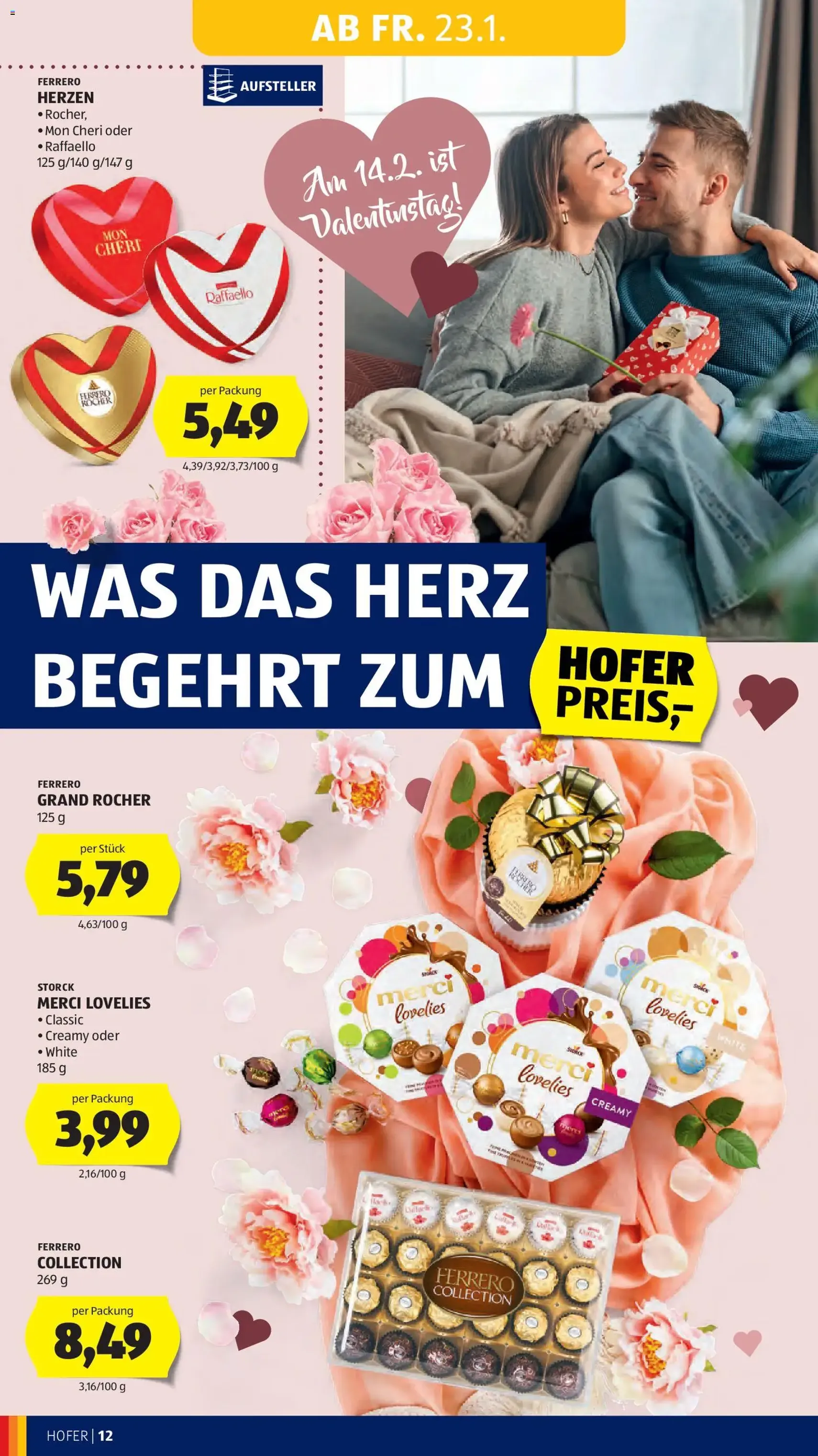 Hofer Flugblatt - Gültiger Prospekt ab 23.01.2026, Seite 14 von insgesamt 45