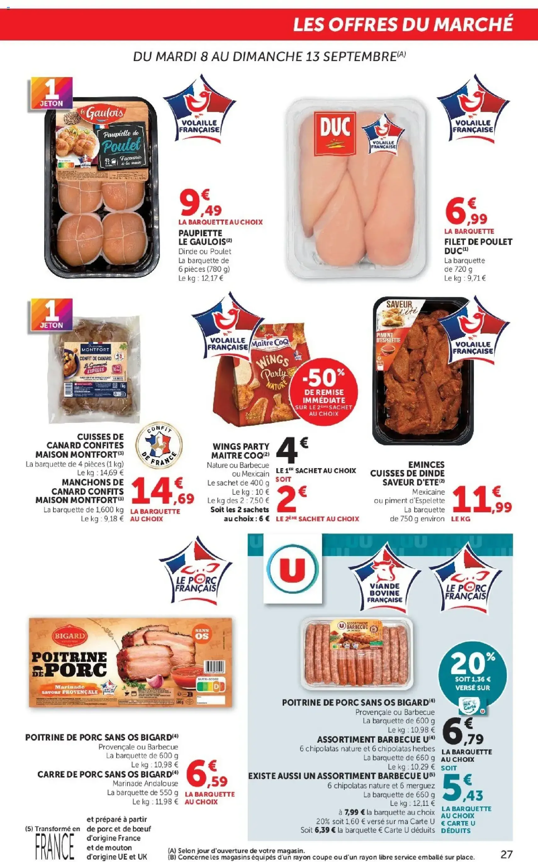 Super U catalogue - brochure valable à partir du 08/09/2026, page 27 sur 48
