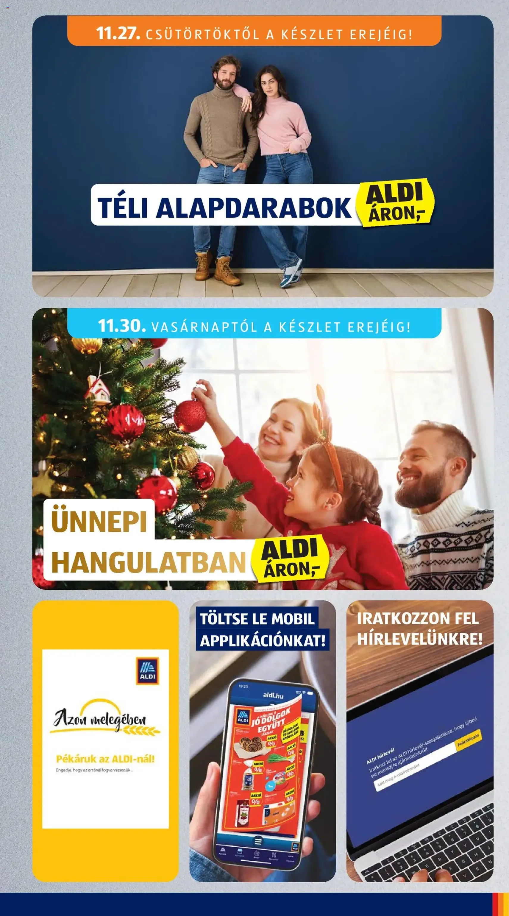 Aldi Black Friday - 2025.11.27. érvényes szórólap 3 oldal 62 oldalból