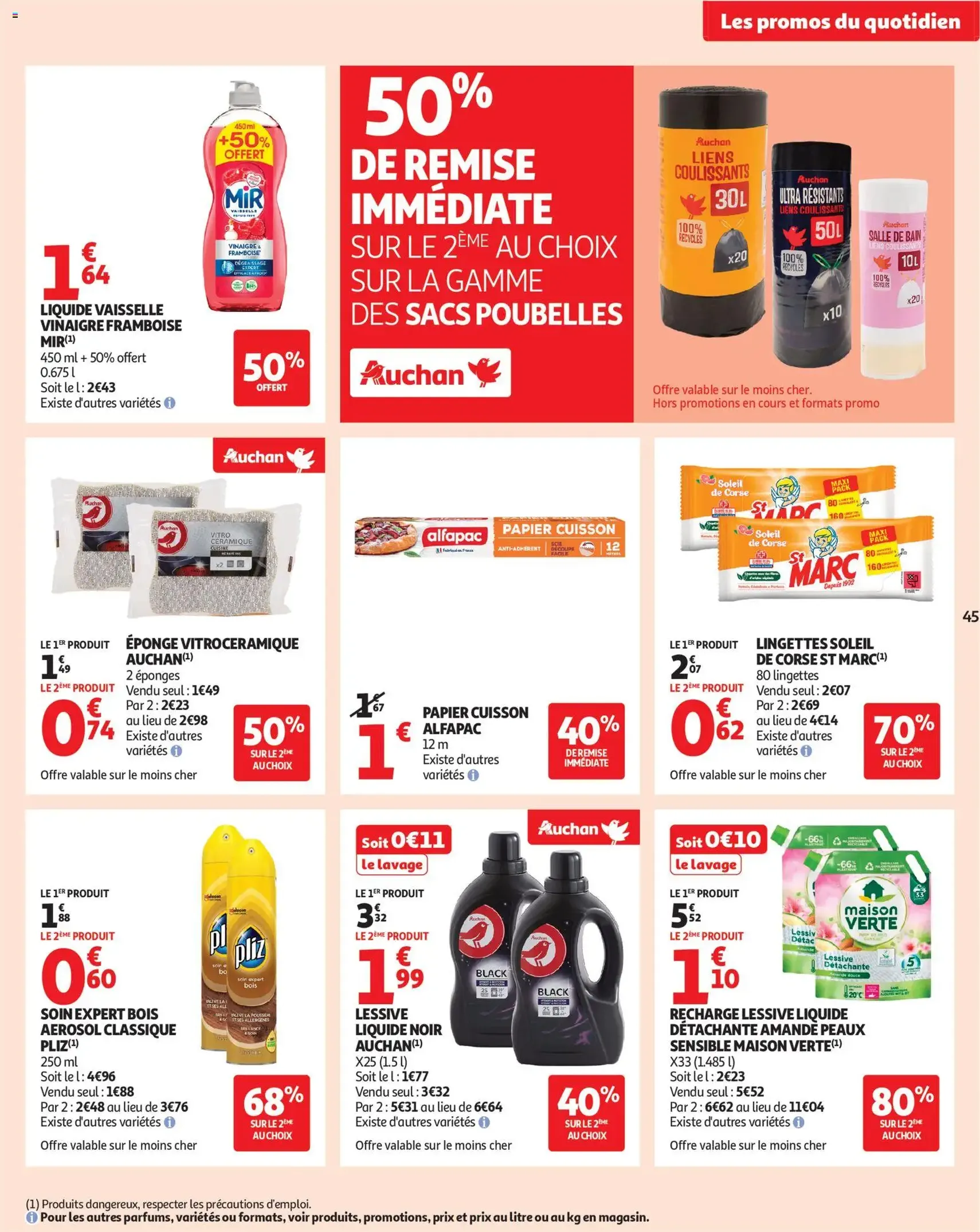 Auchan prospectus - brochure valable à partir du 02/12/2025, page 45 sur 62