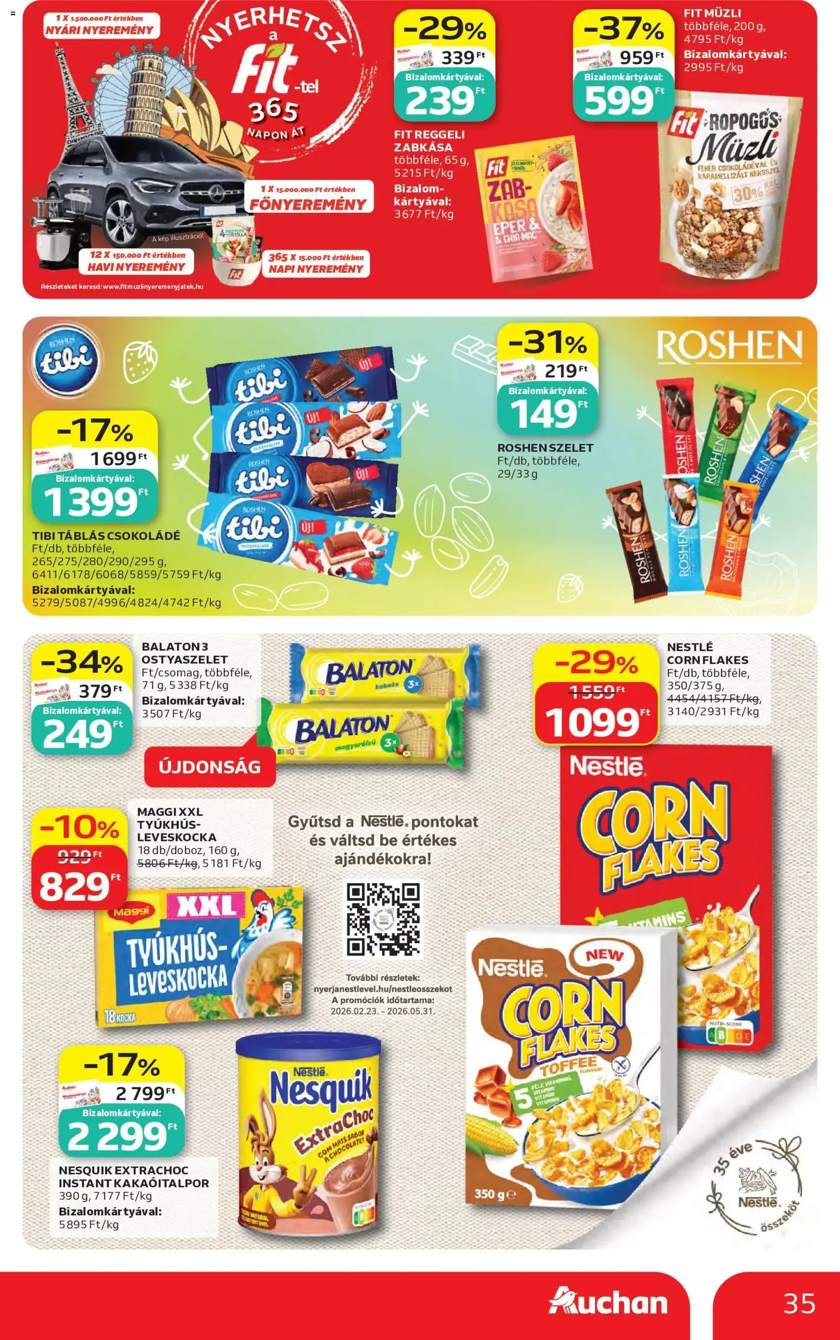 Auchan akciós újság - 2026.05.07. érvényes szórólap 35 oldal 60 oldalból