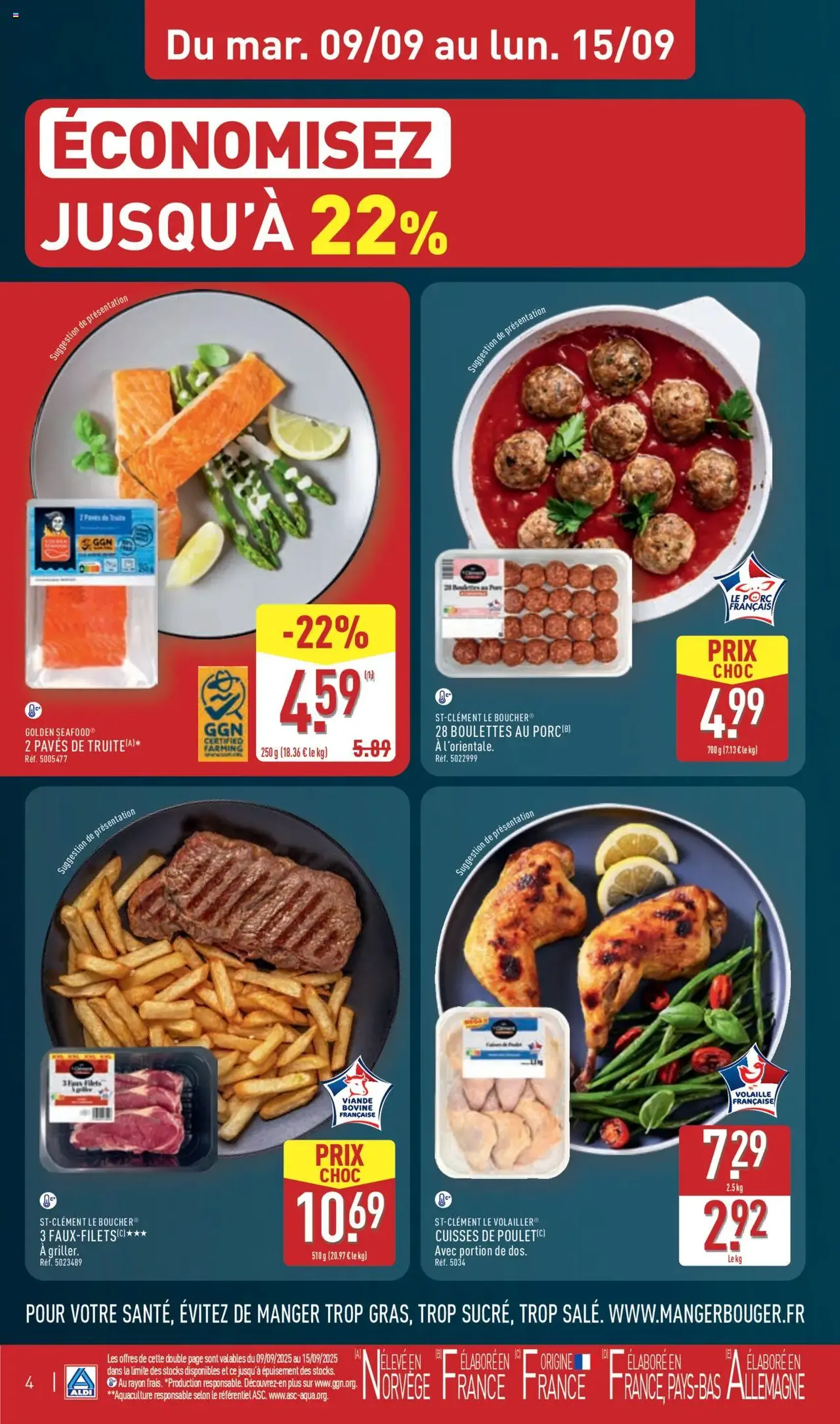 Aldi catalogue semaine 37 - brochure valable à partir du 09/09/2025, page 7 sur 52 Aldi catalogue semaine 37 - brochure valable à partir du 09/09/2025, page 7 sur 52