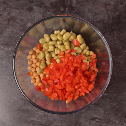 Insalata alle fave estiva - procedimento 1