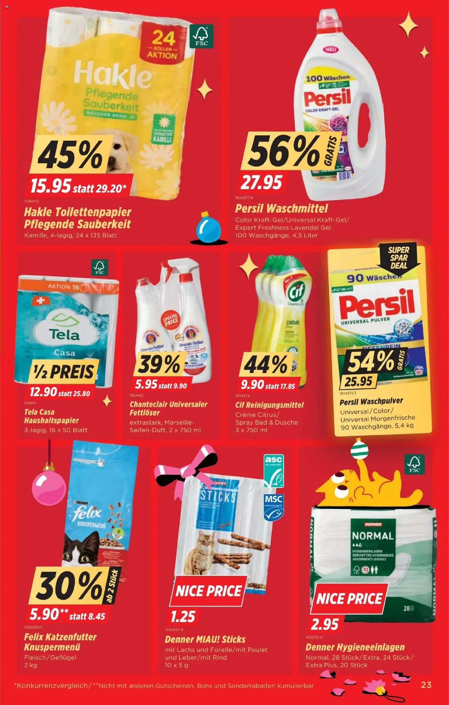 Denner Aktionen - Gültiger Prospekt ab 23.12.2025, Seite 23 von insgesamt 24