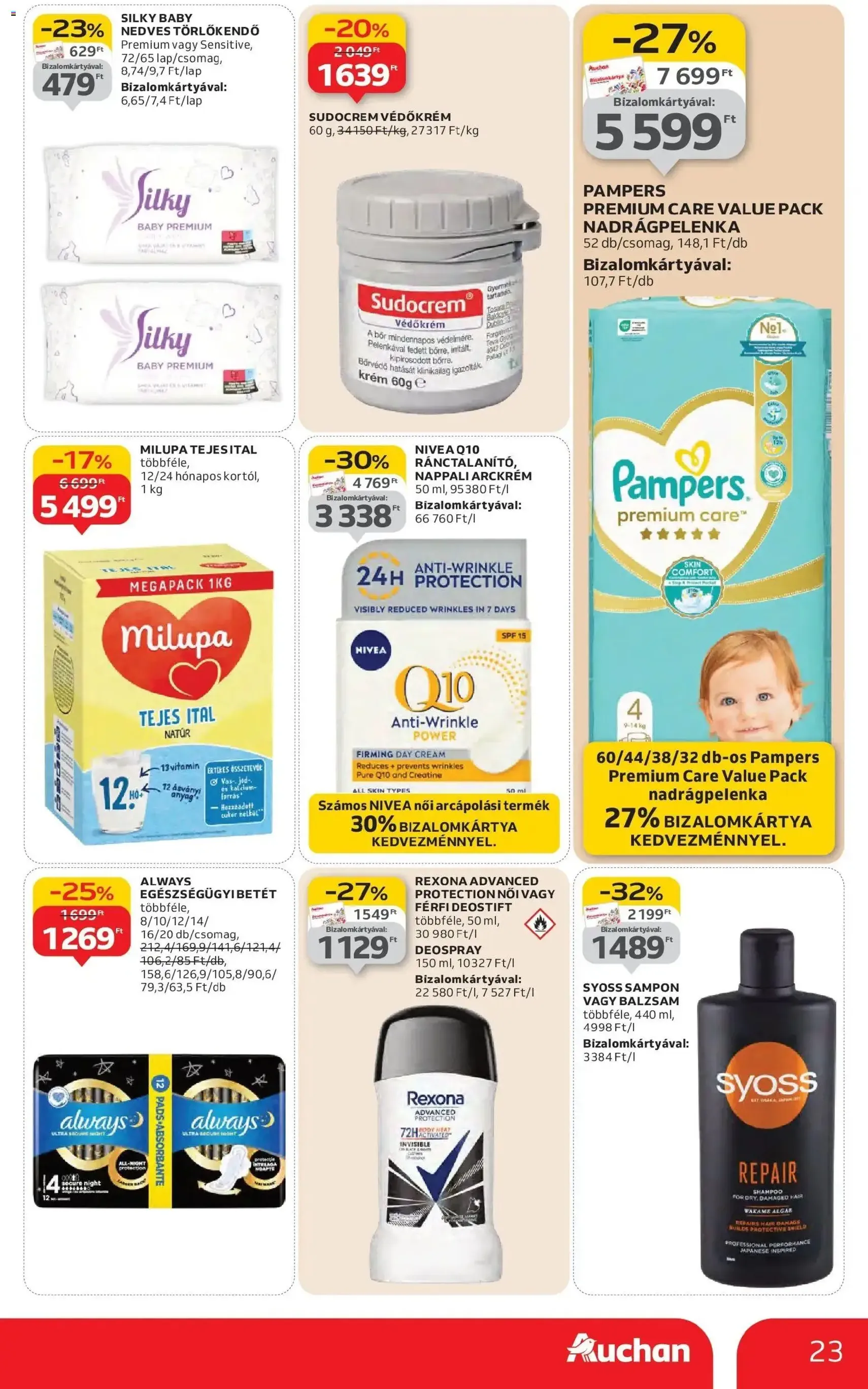 Auchan Akciós újság - 2026.01.29. érvényes szórólap 23 oldal 38 oldalból