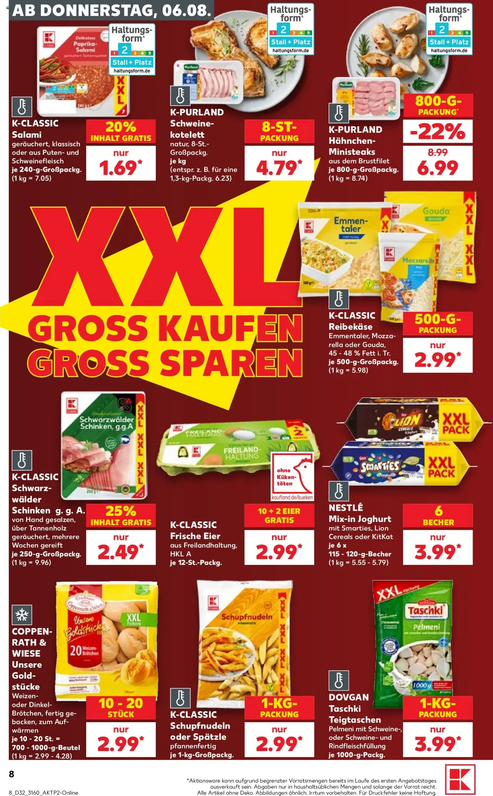 Kaufland Prospekt - Gültiger Prospekt ab 06.08.2026, Seite 8 von insgesamt 58