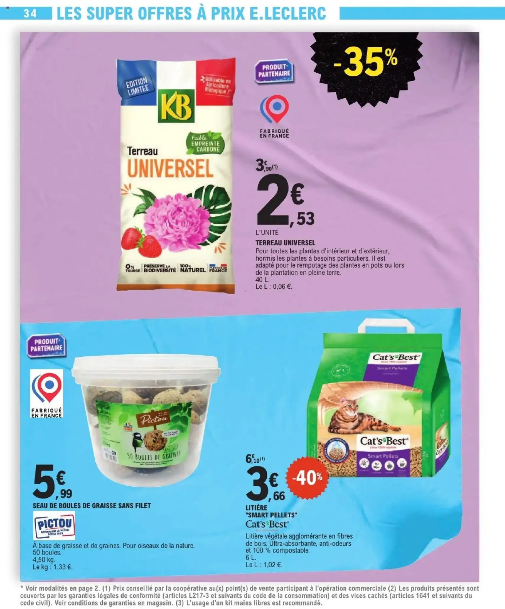 E.Leclerc catalogue semaine 45 - brochure valable à partir du 04/11/2025, page 34 sur 36