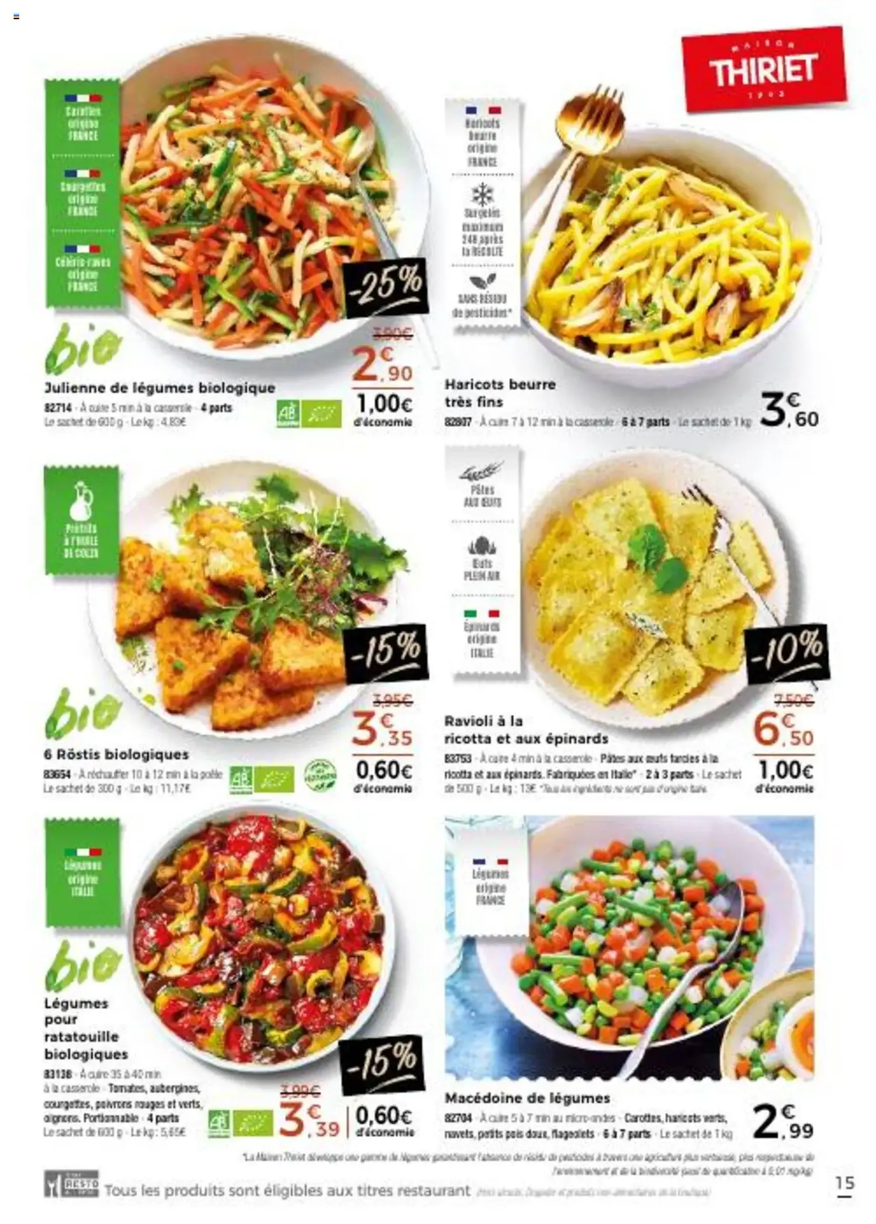 Thiriet catalogue livraison à domicile - brochure valable à partir du 11/07/2025, page 15 sur 80 Thiriet catalogue livraison à domicile - brochure valable à partir du 11/07/2025, page 15 sur 80