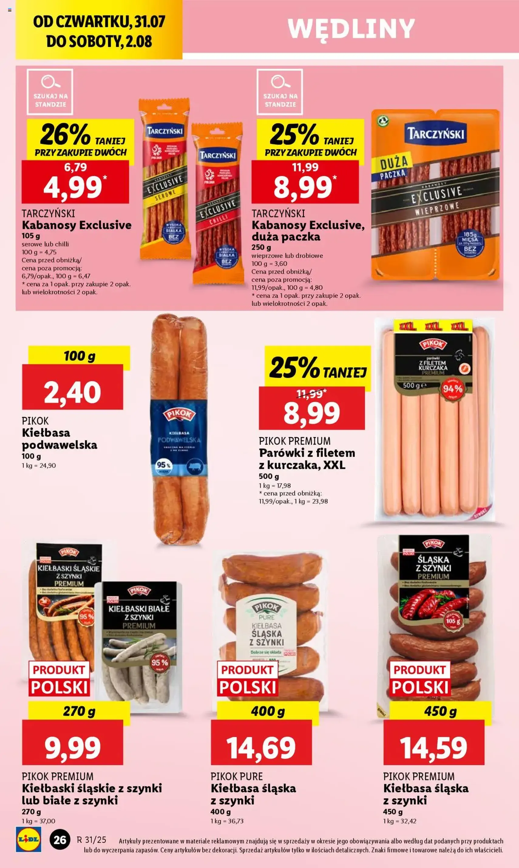 Lidl Gazetka - ważny gazetka od 31.07.2025 strona 30 z 63 Lidl Gazetka - ważny gazetka od 31.07.2025 strona 30 z 63