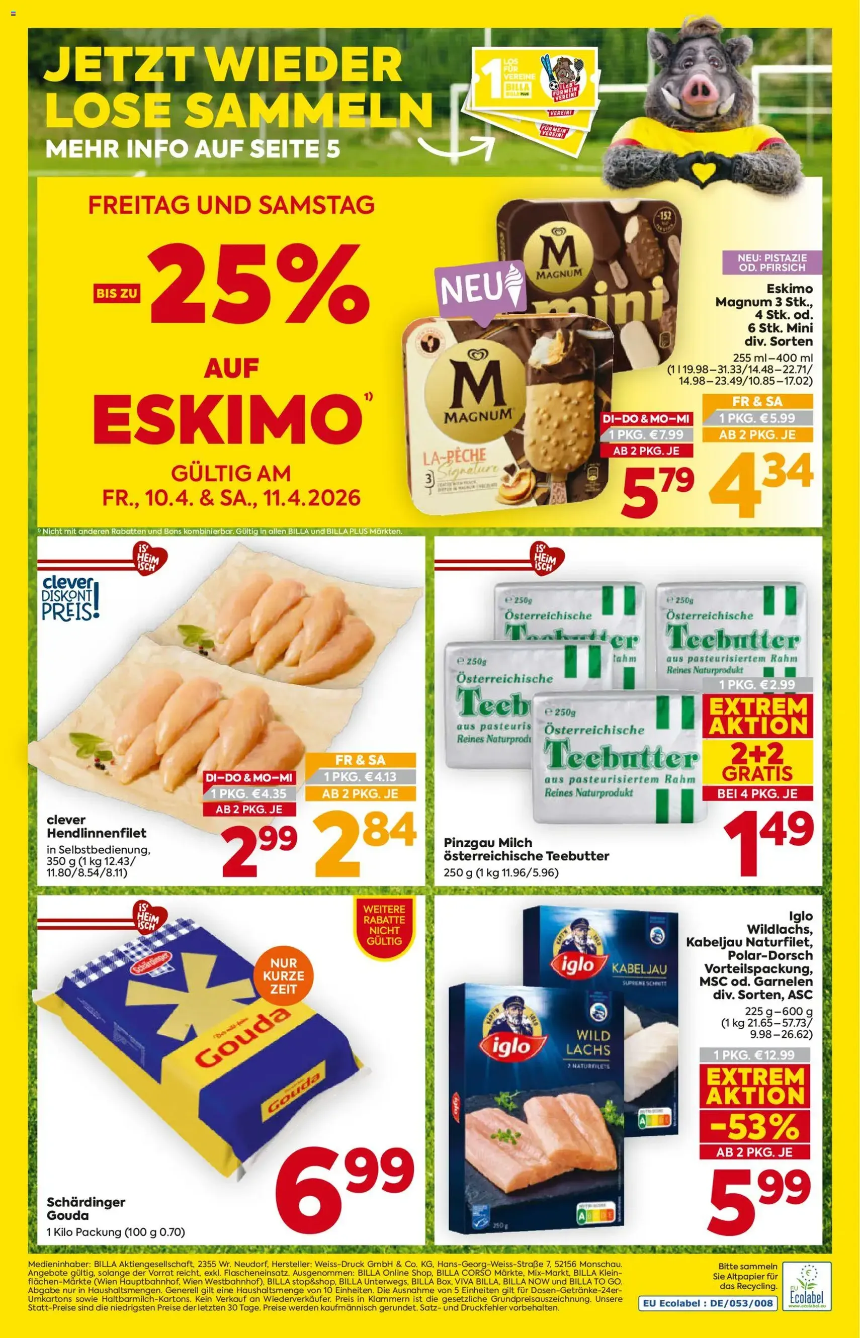 Billa - Flugblatt - Gültiger Prospekt ab 07.04.2026, Seite 16 von insgesamt 16