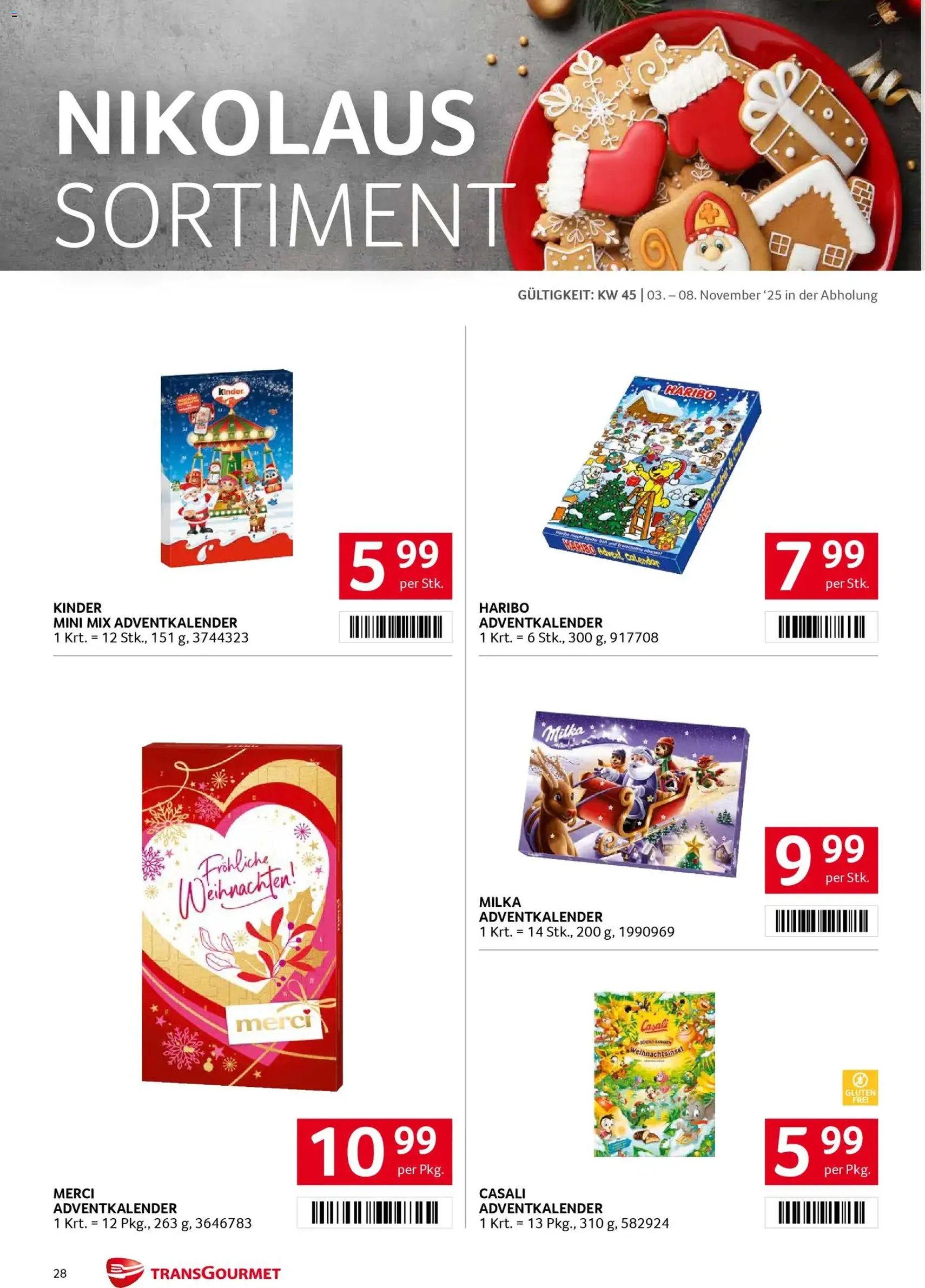 Transgourmet Flugblatt - Gültiger Prospekt ab 03.11.2025, Seite 28 von insgesamt 36