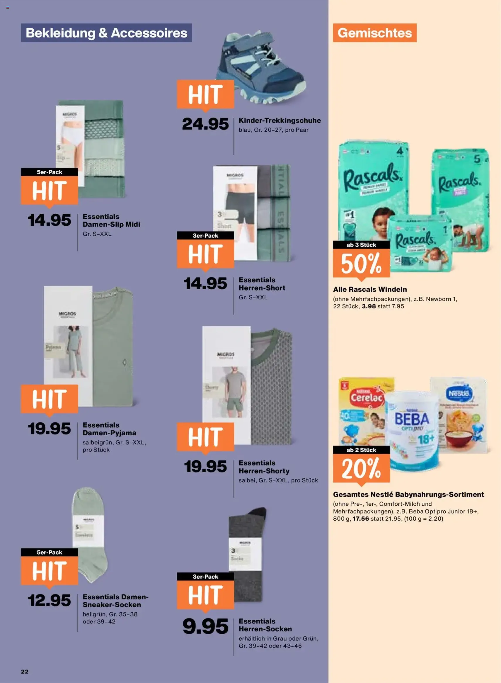 Migros aktionen - Gültiger Prospekt ab 10.09.2026, Seite 22 von insgesamt 24