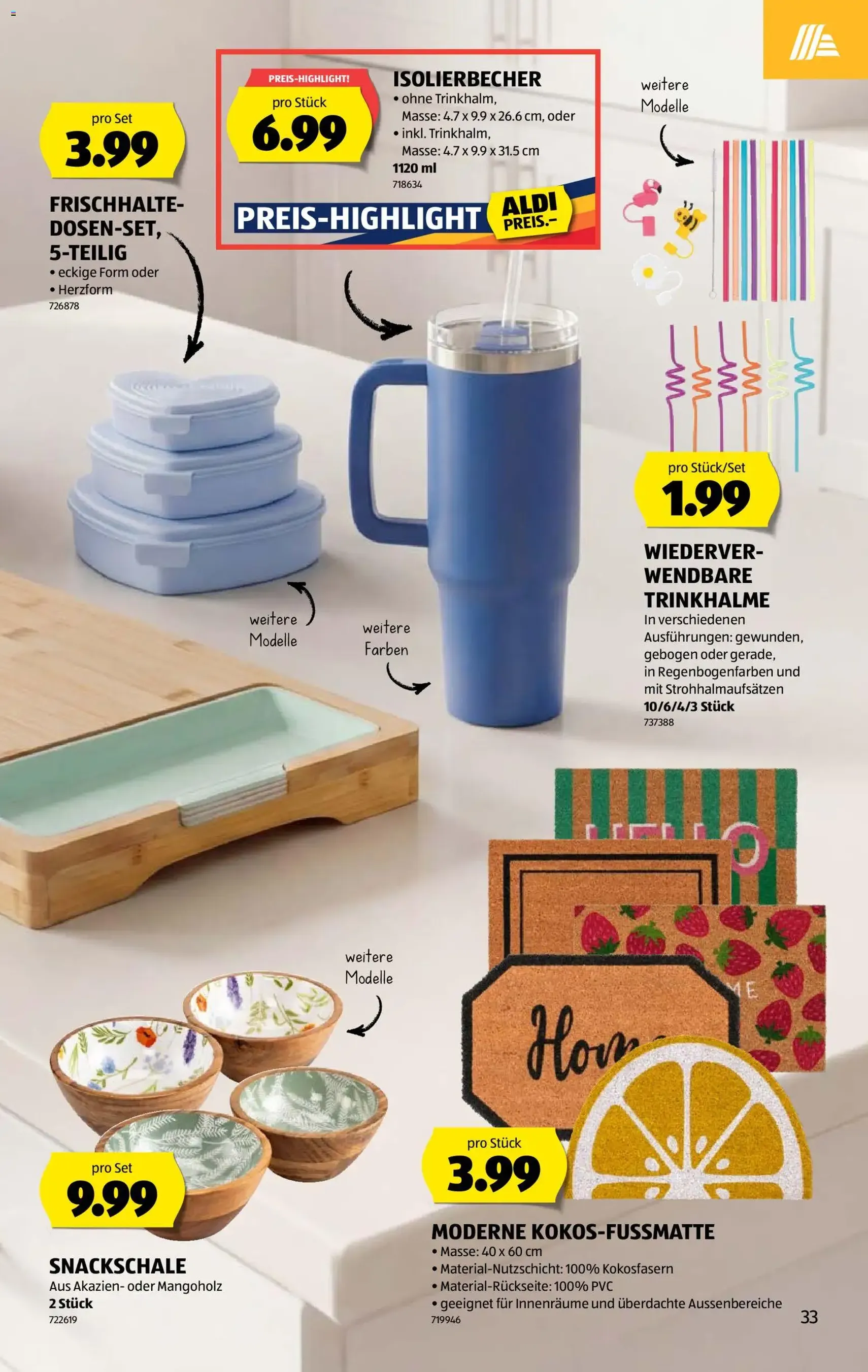 Aldi aktionen - Gültiger Prospekt ab 09.07.2026, Seite 33 von insgesamt 44