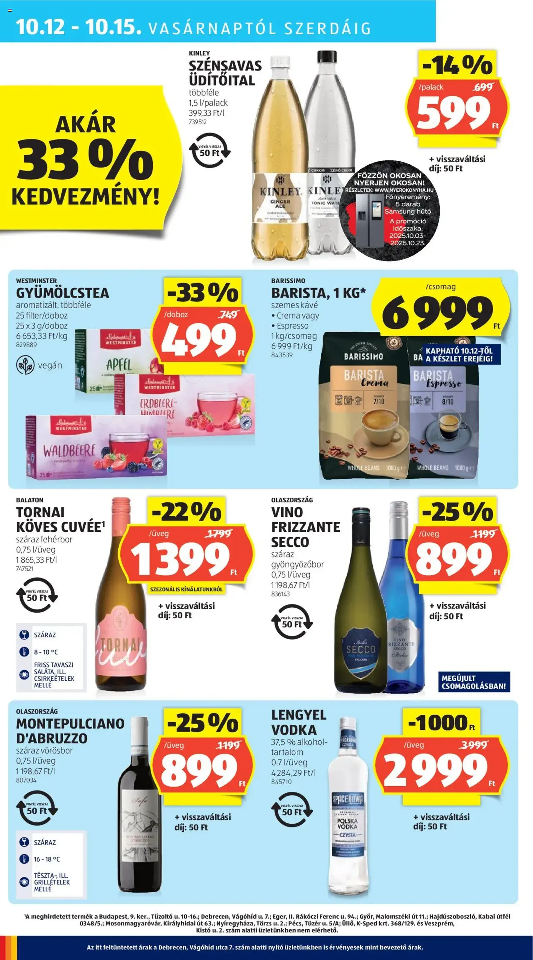 Aldi Akciós újság - 2025.10.09. érvényes szórólap 28 oldal 48 oldalból Aldi Akciós újság - 2025.10.09. érvényes szórólap 28 oldal 48 oldalból