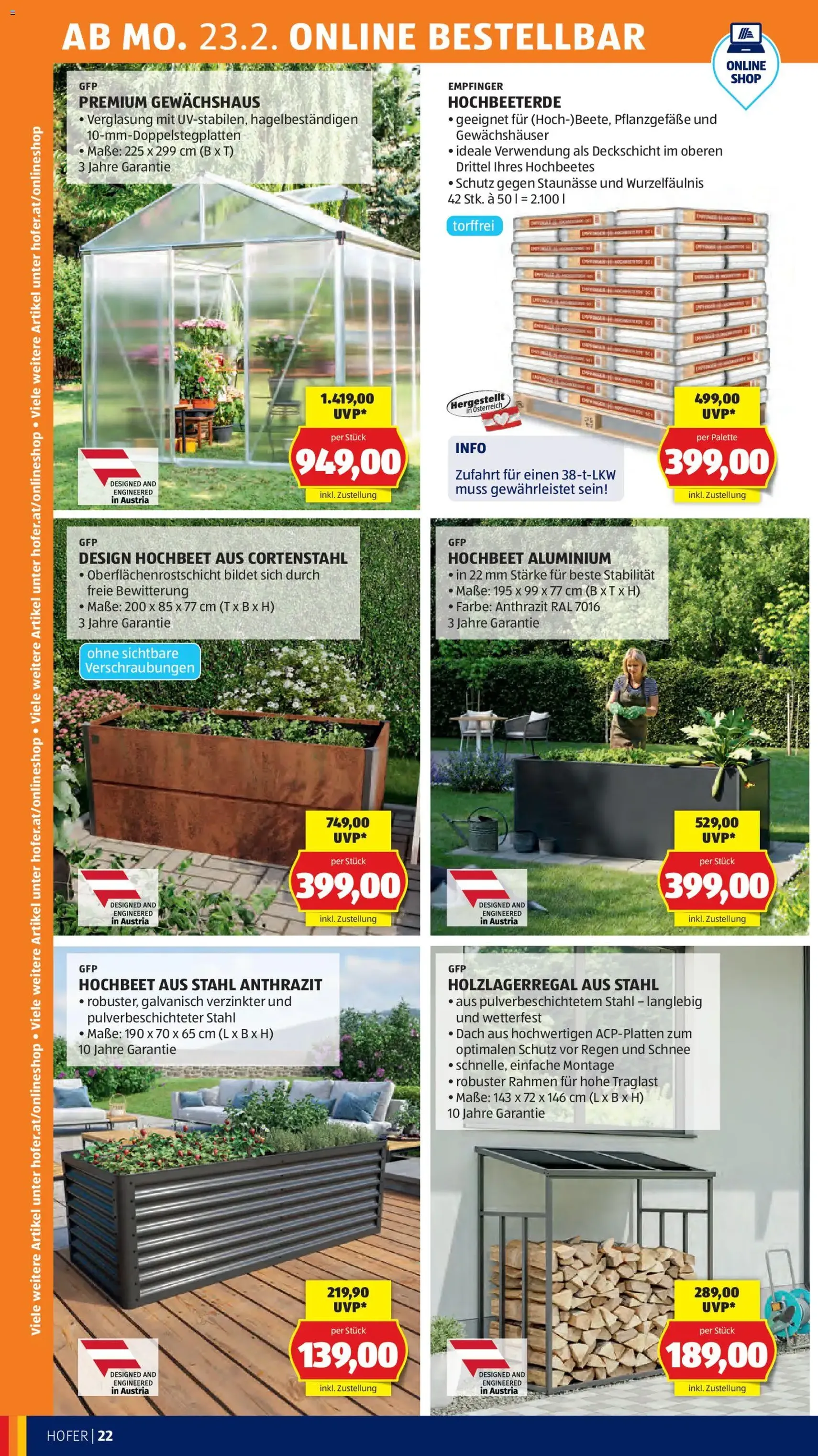 Hofer Flugblatt - Gültiger Prospekt ab 20.02.2026, Seite 26 von insgesamt 37
