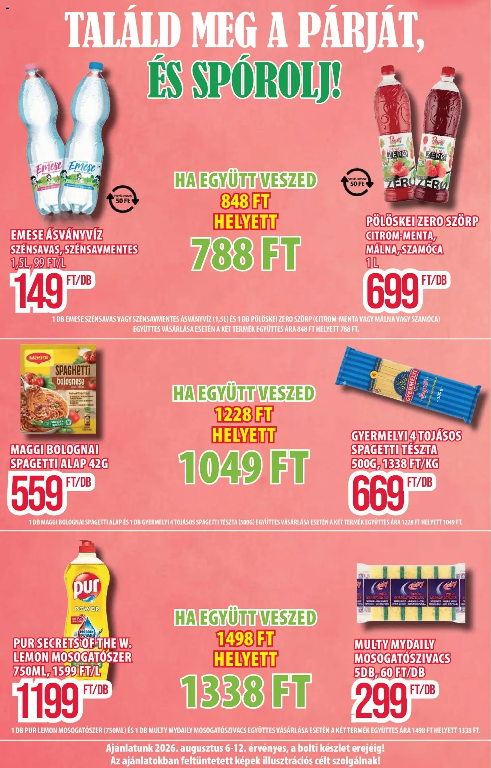 COOP Szolnok akciós újság - 2026.08.06. érvényes szórólap 9 oldal 19 oldalból