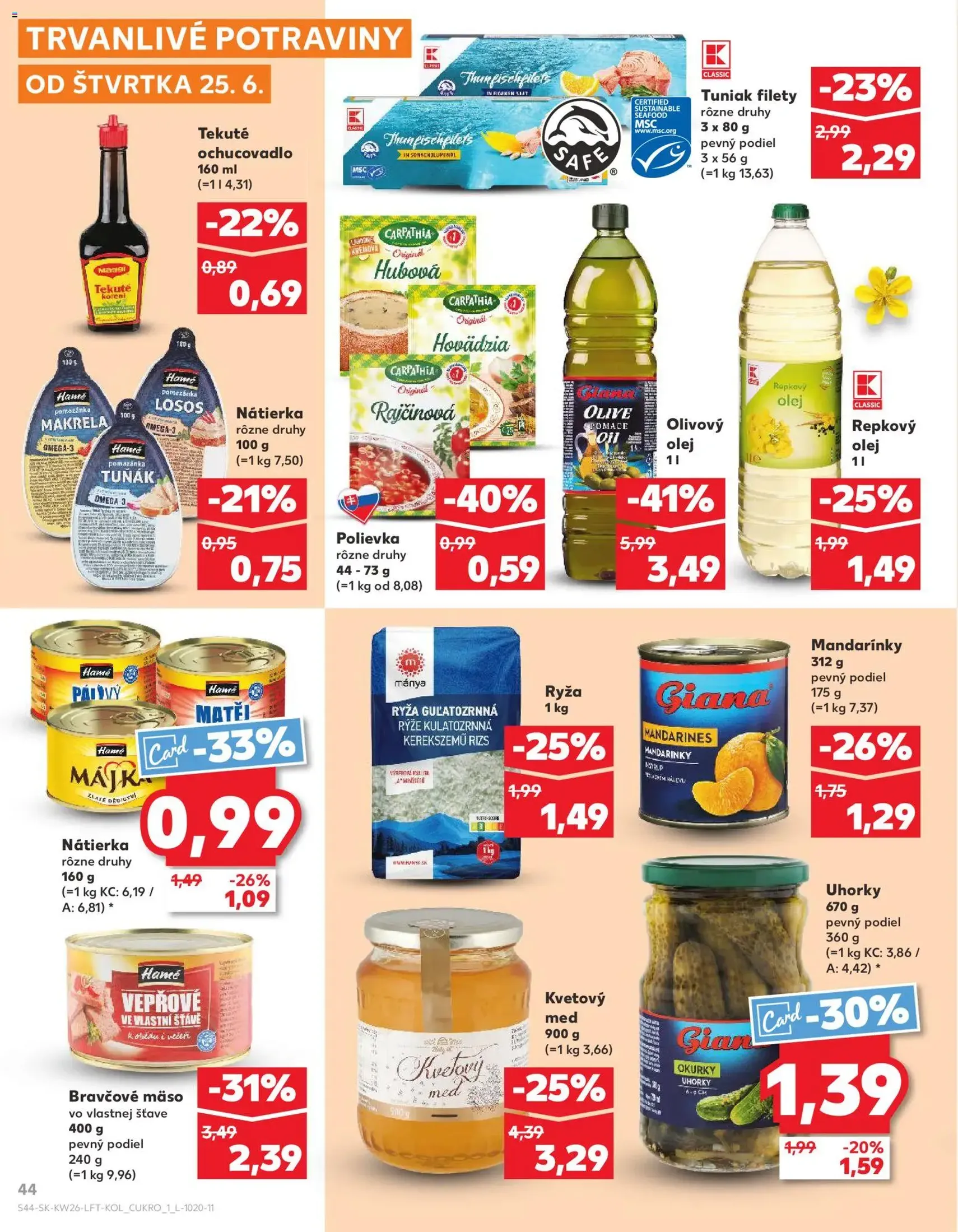 Kaufland SK akciós újság - 2026.06.25. érvényes szórólap 44 oldal 84 oldalból