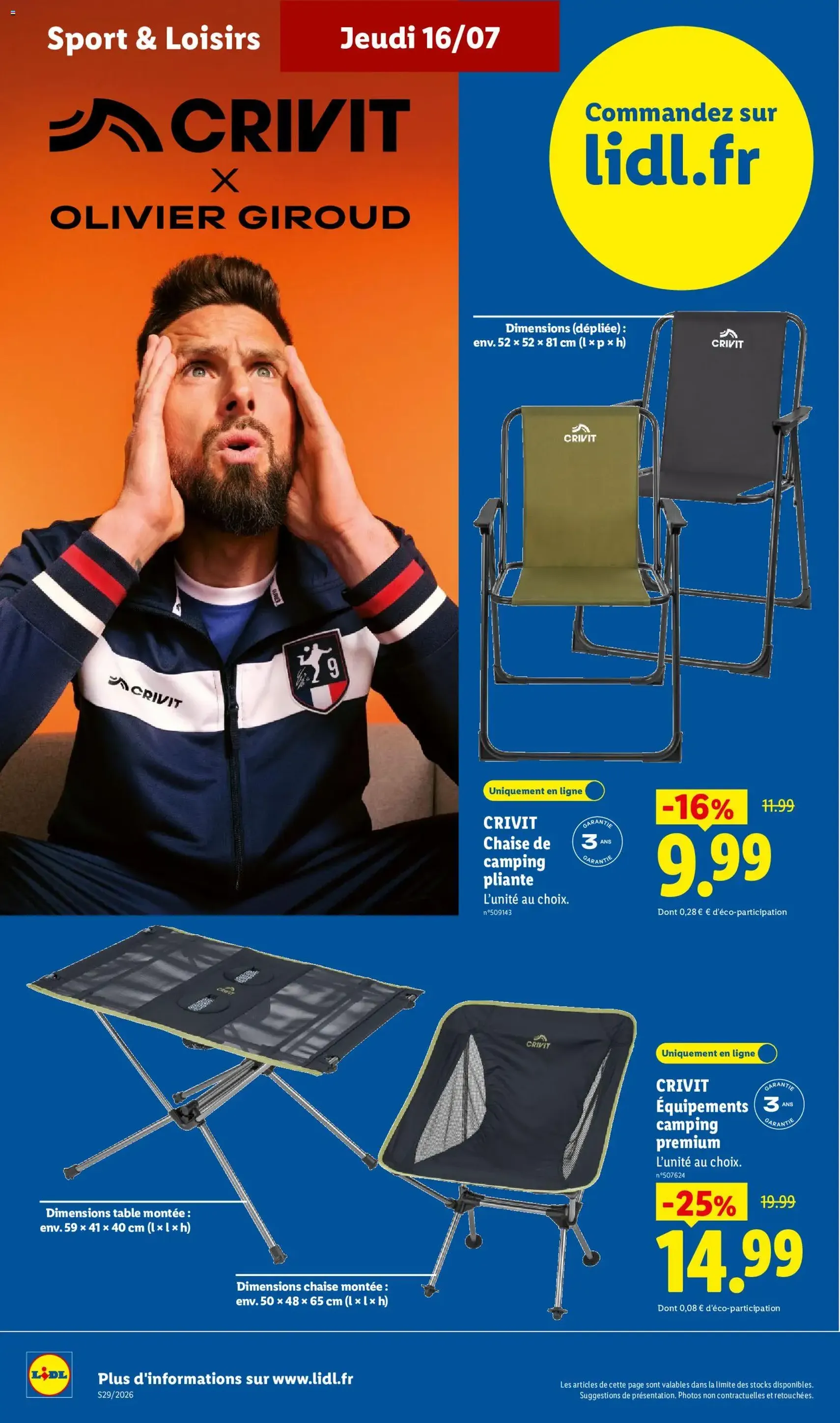 LIDL catalogue - brochure valable à partir du 16/07/2026, page 38 sur 61