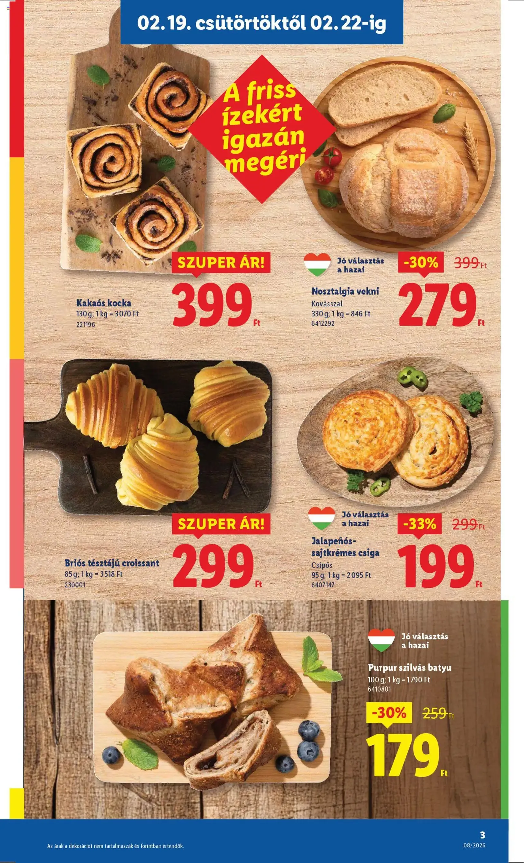 Lidl Akciós újság - 2026.02.19. érvényes szórólap 3 oldal 58 oldalból