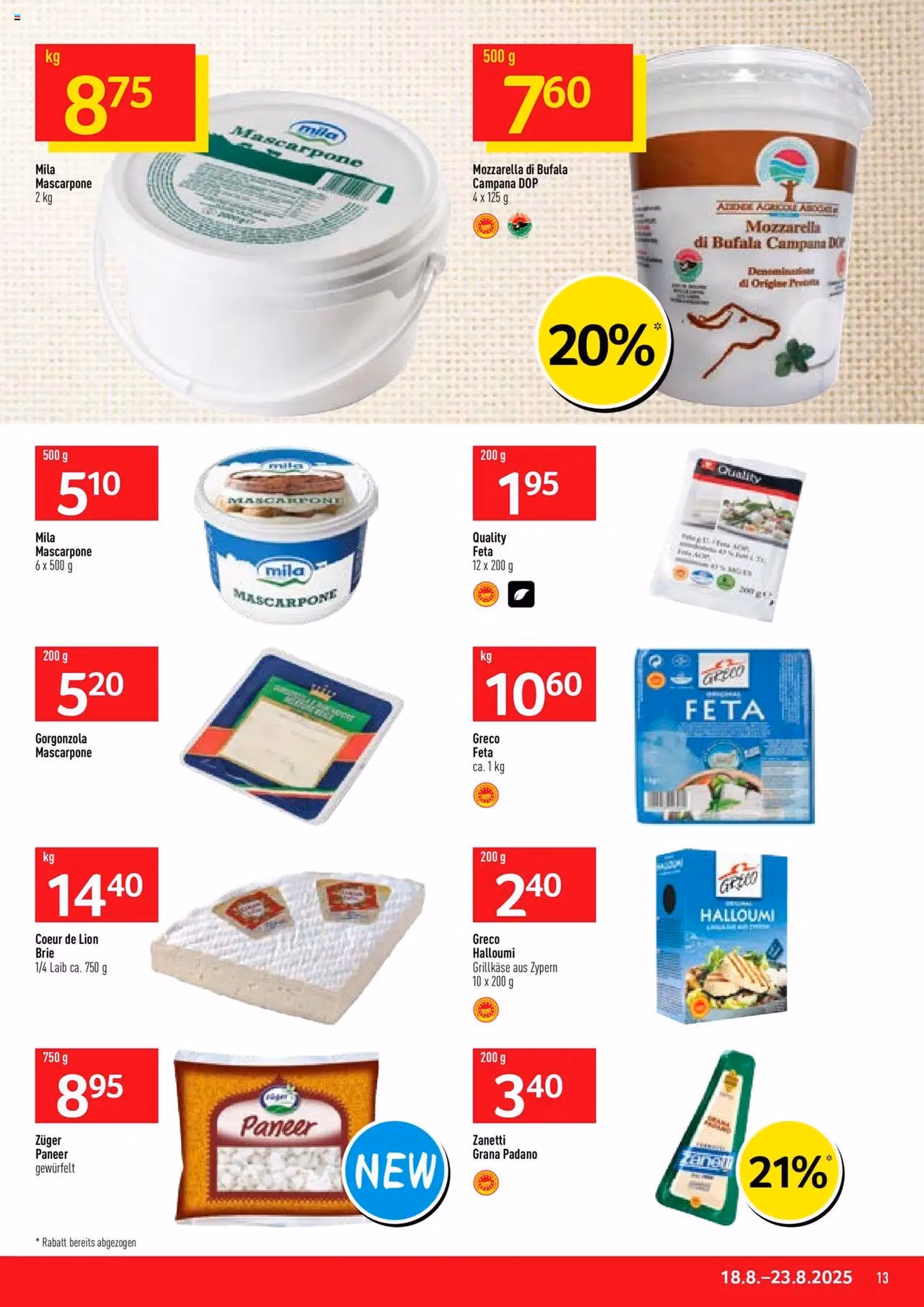 Prodega Aktionen - Gültiger Prospekt ab 18.08.2025, Seite 13 von insgesamt 40 Prodega Aktionen - Gültiger Prospekt ab 18.08.2025, Seite 13 von insgesamt 40