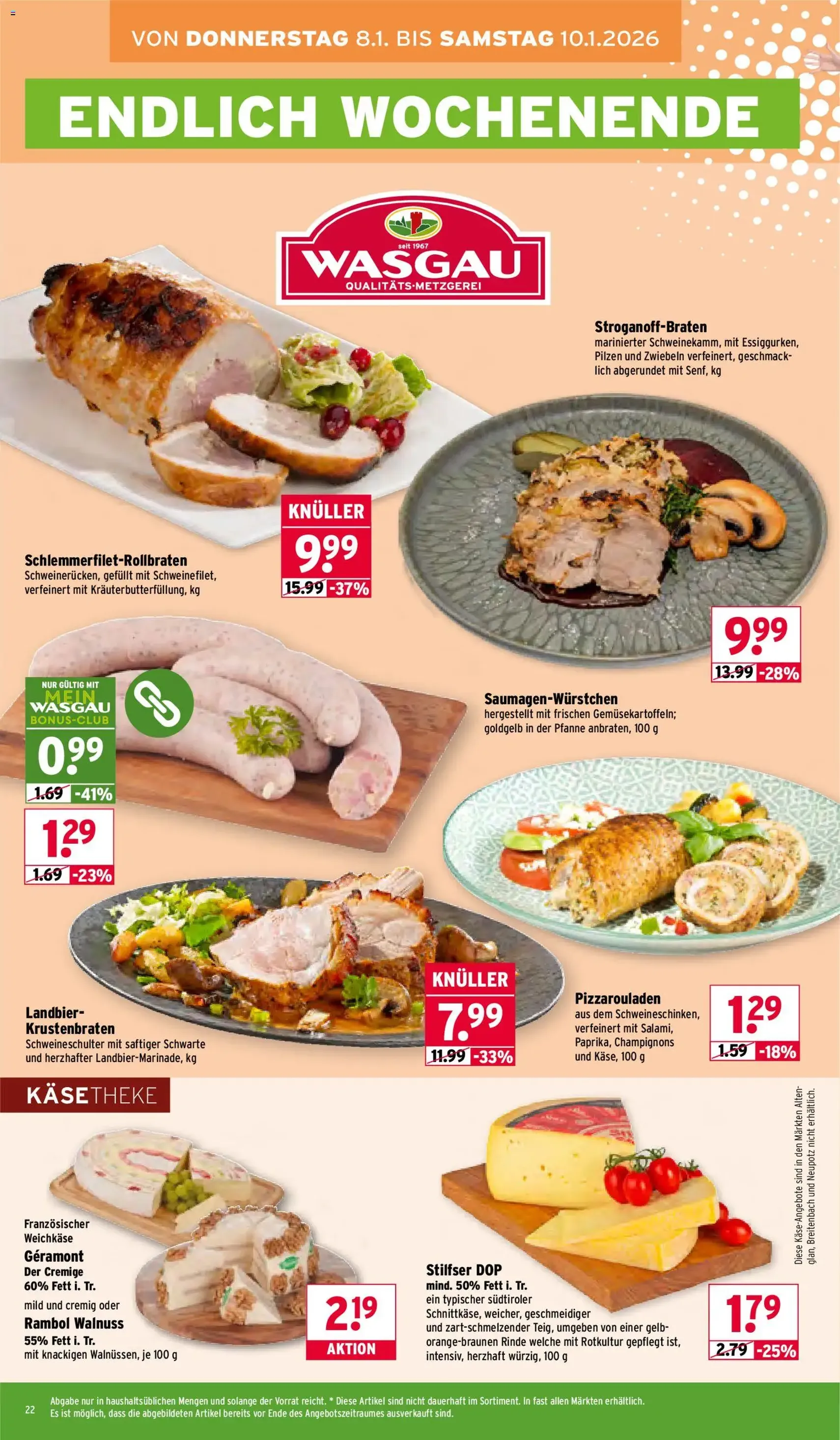 Wasgau Prospekt - Gültiger Prospekt ab 05.01.2026, Seite 22 von insgesamt 24