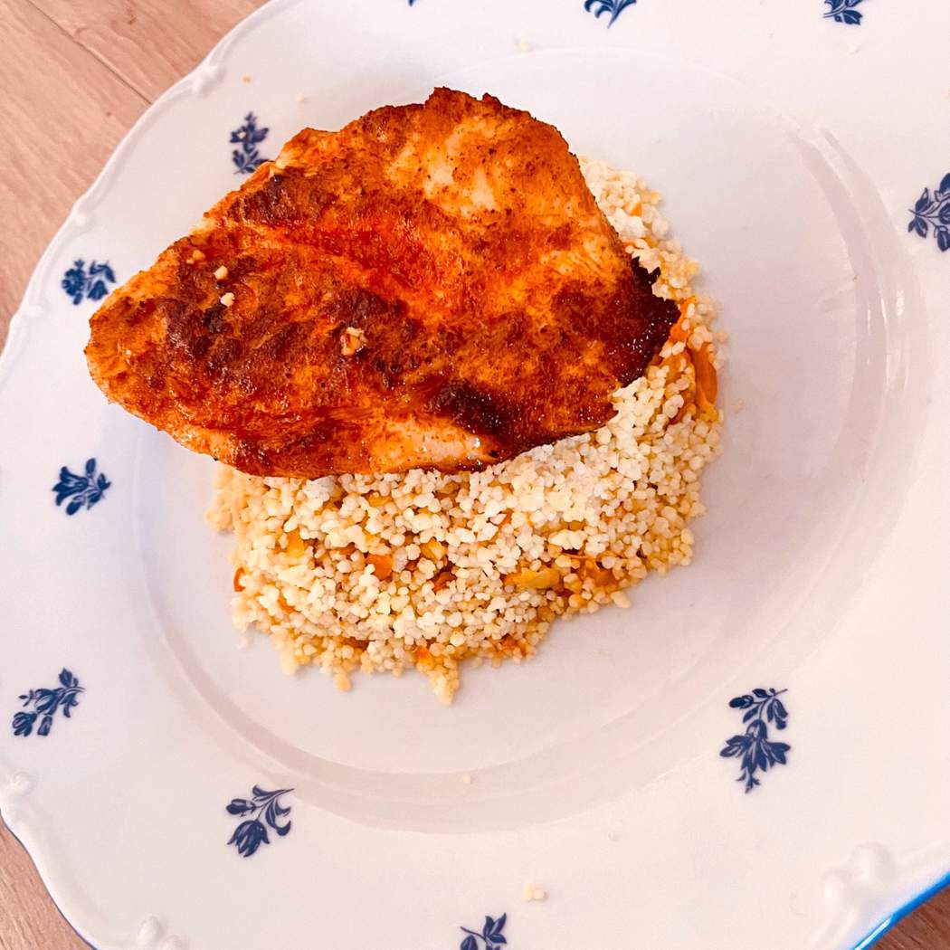 Zeleninový kuskus s kuřecím masem