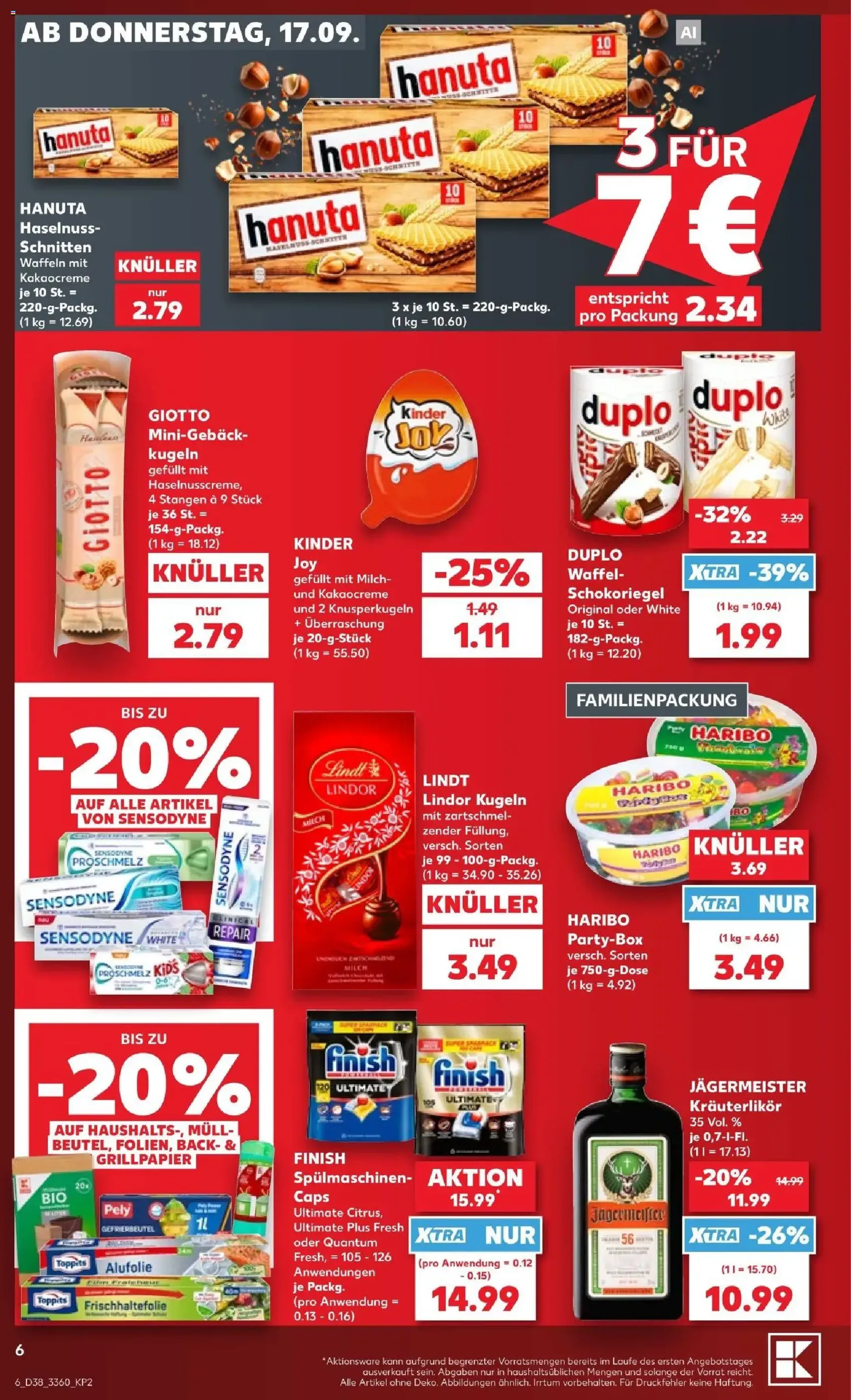 Kaufland Prospekt - Gültiger Prospekt ab 17.09.2026, Seite 6 von insgesamt 66