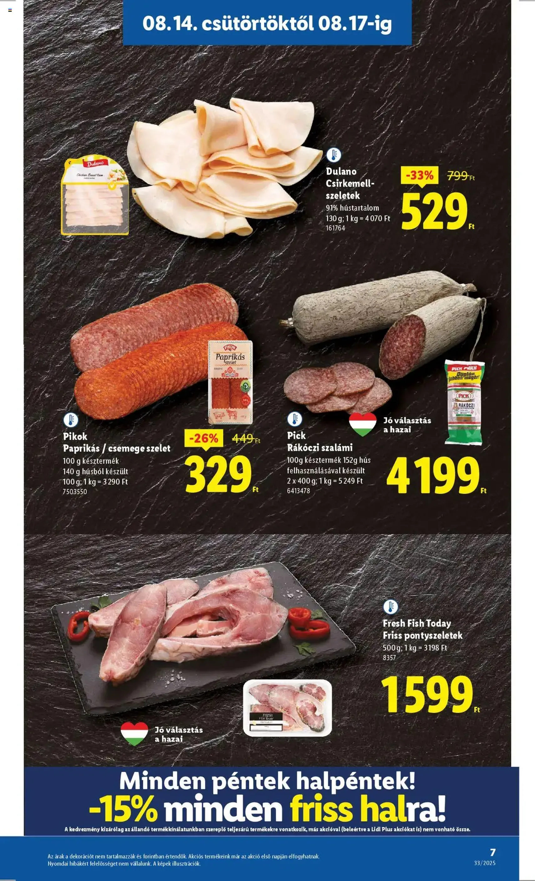 Lidl Akciós újság - 2025.08.14. érvényes szórólap 7 oldal 64 oldalból