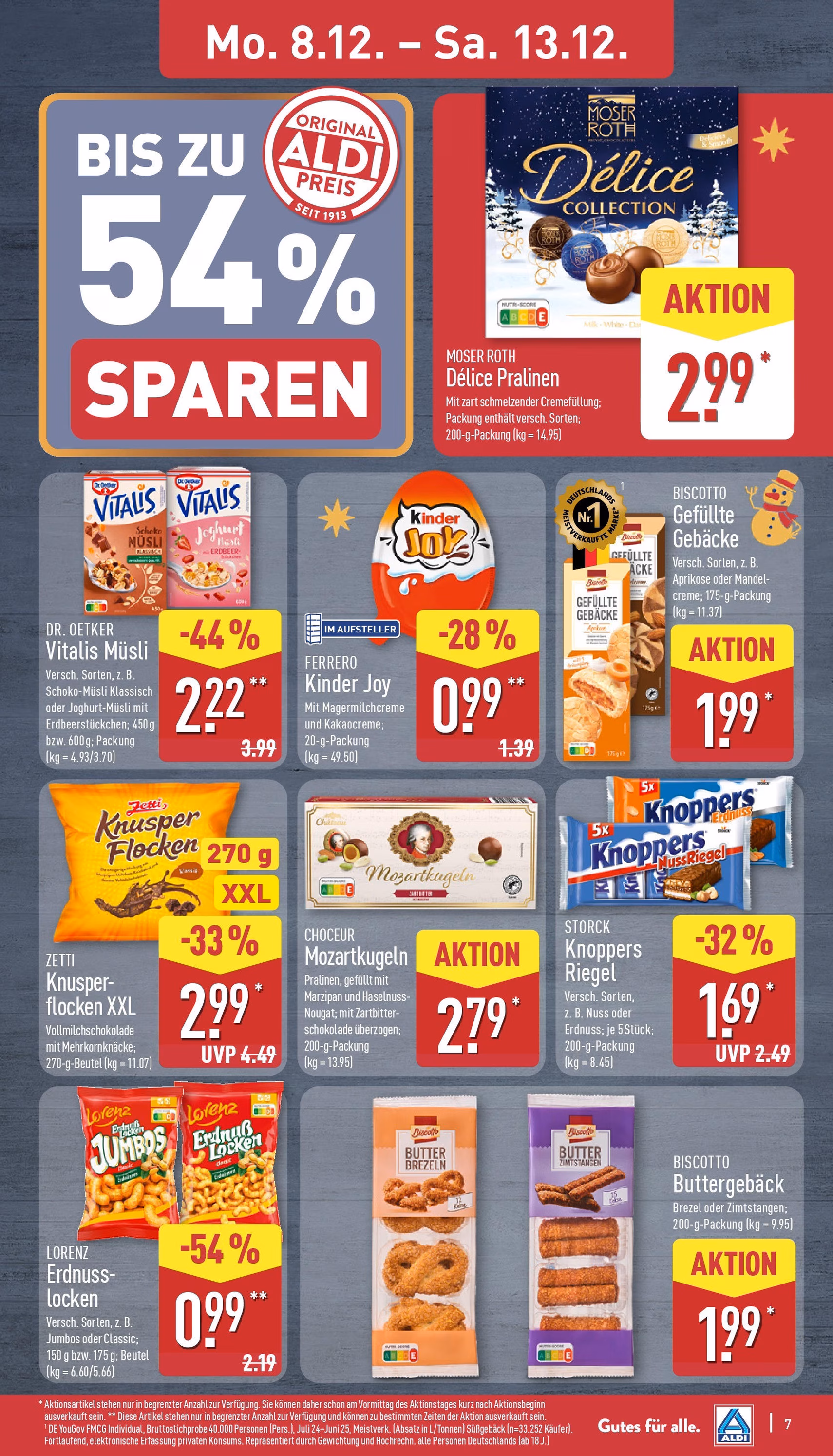 Aldi Prospekt - Gültiger Prospekt ab 08.12.2025, Seite 8 von insgesamt 47