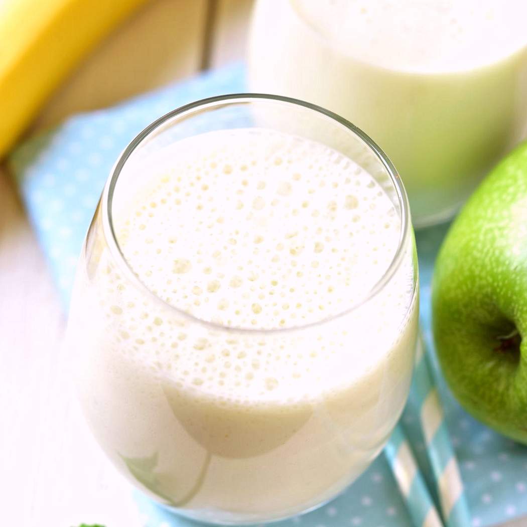Frullato di banana e mela