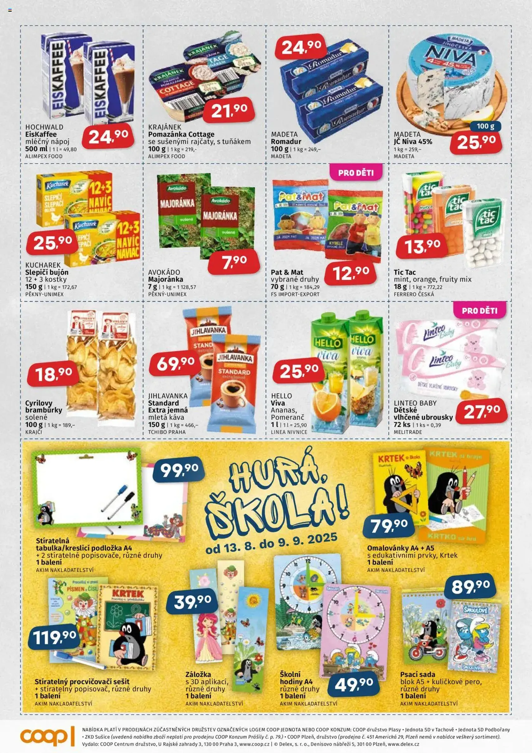 Coop leták - Západočeský region - platný leták od 13.08.2025 strana 3 z 4