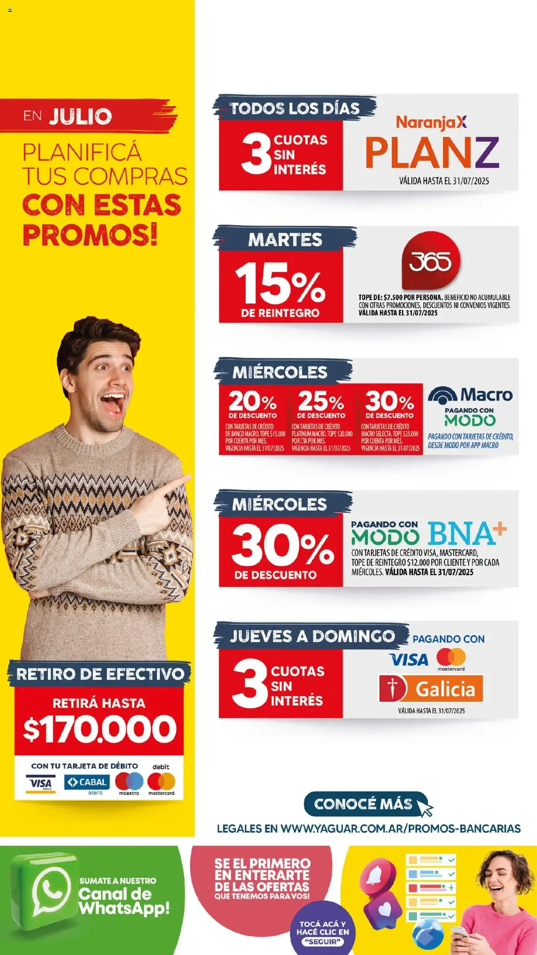Yaguar catálogo - folleto válido desde 21/07/2025 página 32 de 33 Yaguar catálogo - folleto válido desde 21/07/2025 página 32 de 33
