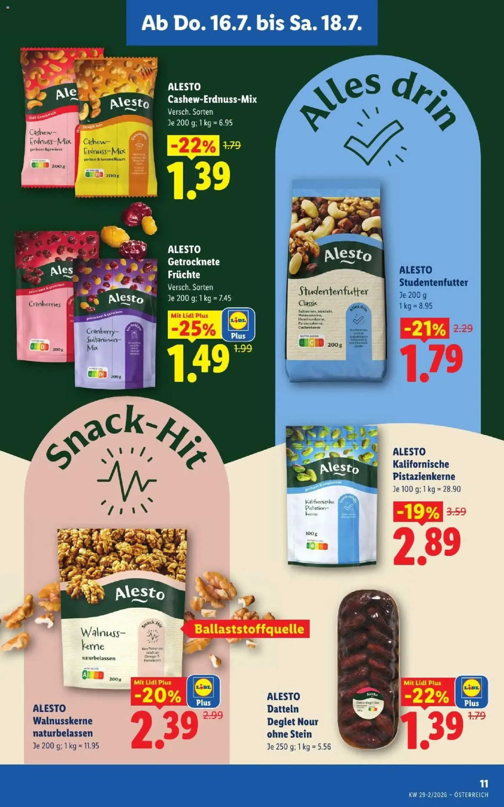 Lidl - Flugblatt - Gültiger Prospekt ab 16.07.2026, Seite 13 von insgesamt 54