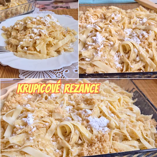 Náhľad receptu Sladké krupicové rezance. Starý recept mojej babky!