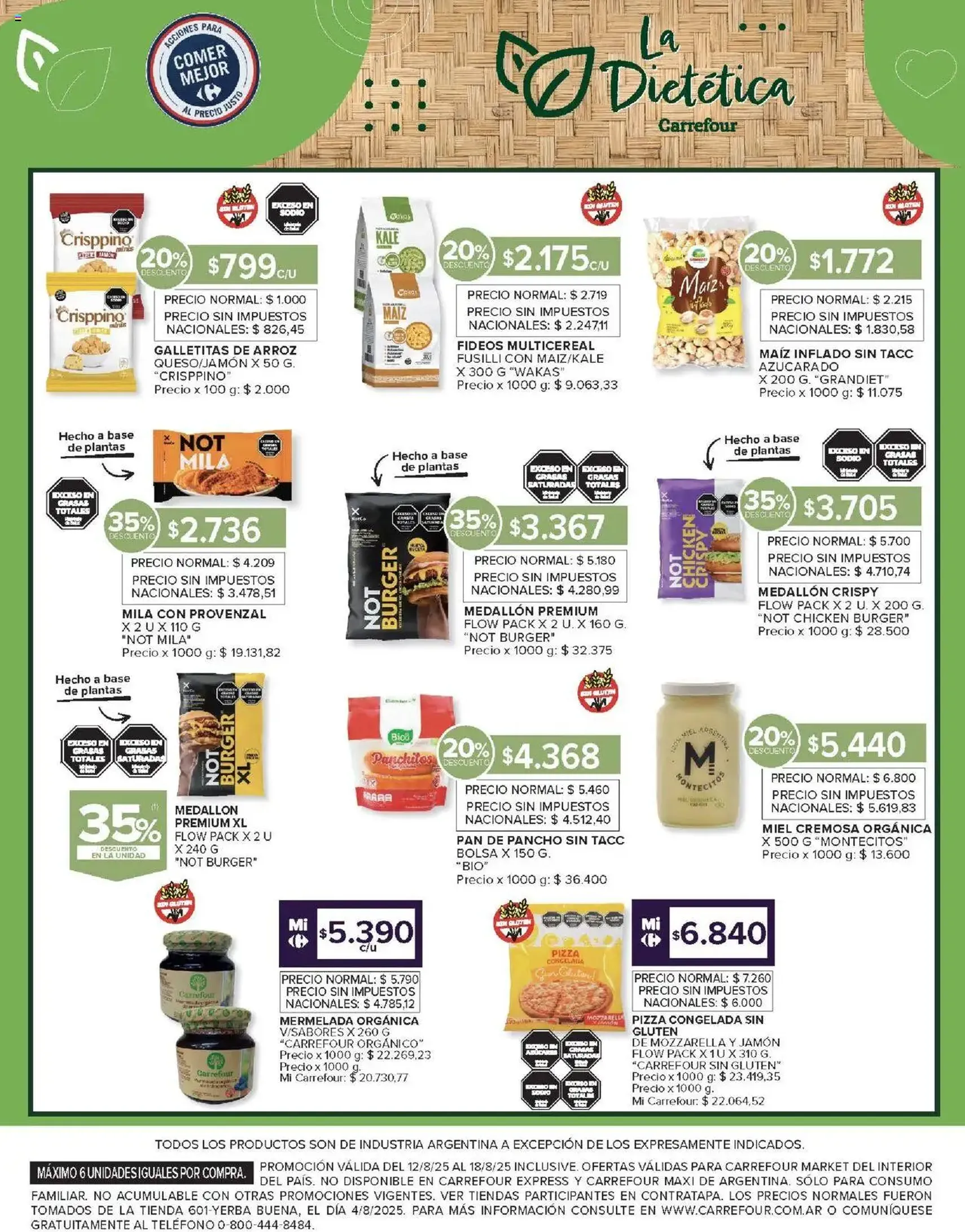 Carrefour Market catálogo - folleto válido desde 12/08/2025 página 14 de 21 Carrefour Market catálogo - folleto válido desde 12/08/2025 página 14 de 21