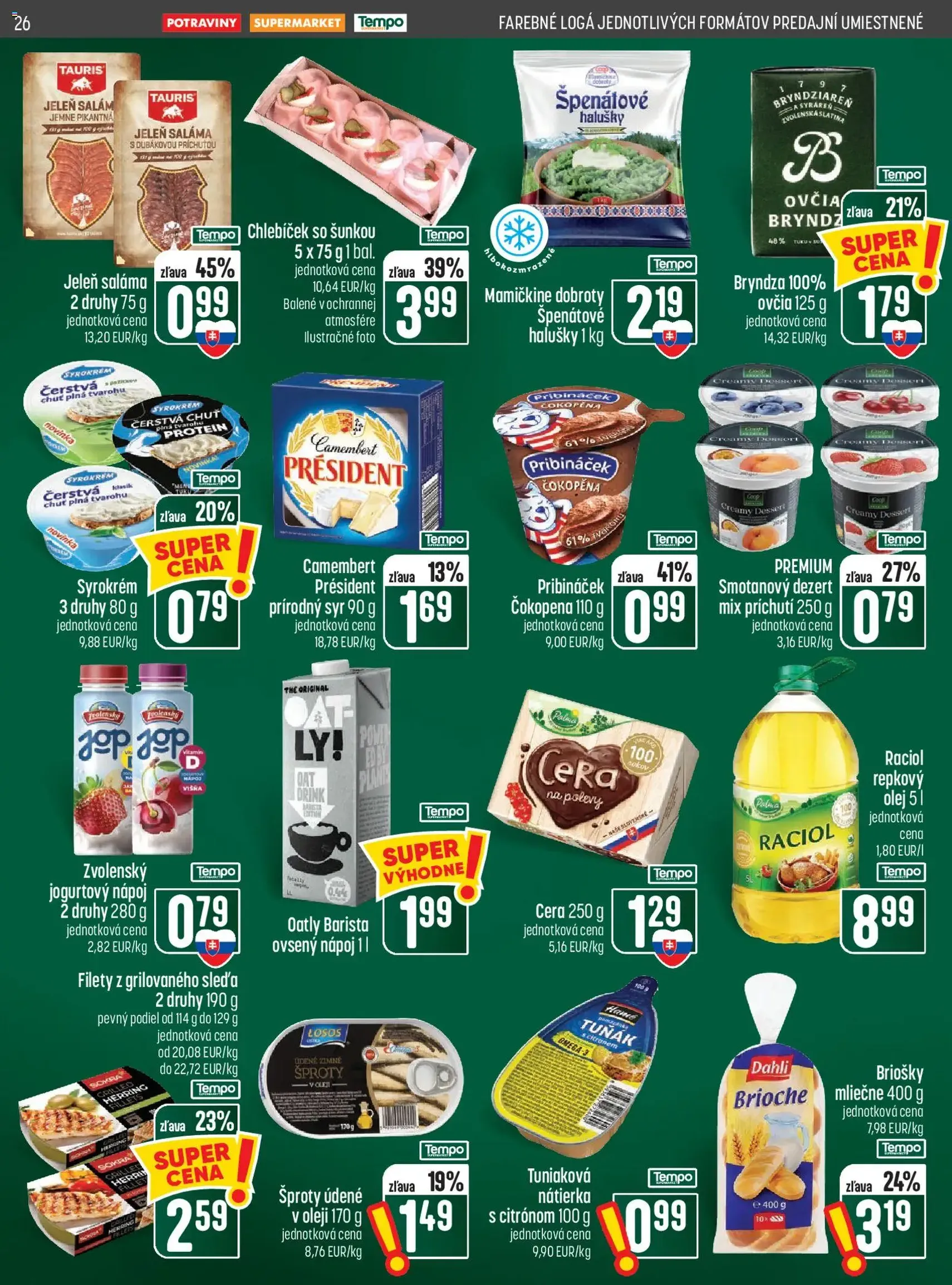COOP Jednota leták - platný leták od 01.10.2026 strana 26 z 28