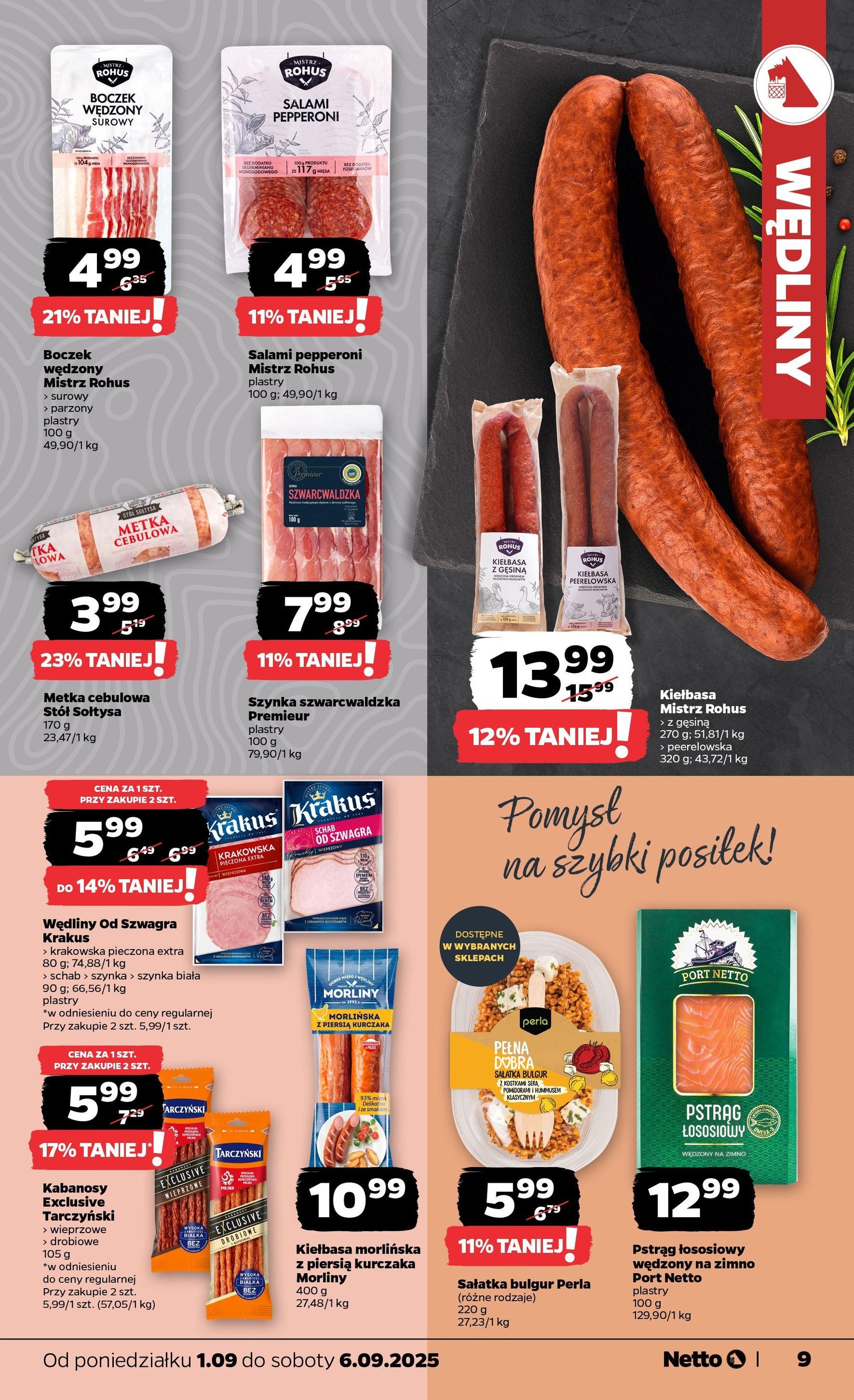 Netto gazetka - Spożywcza - ważny gazetka od 01.09.2025 strona 9 z 31 Netto gazetka - Spożywcza - ważny gazetka od 01.09.2025 strona 9 z 31